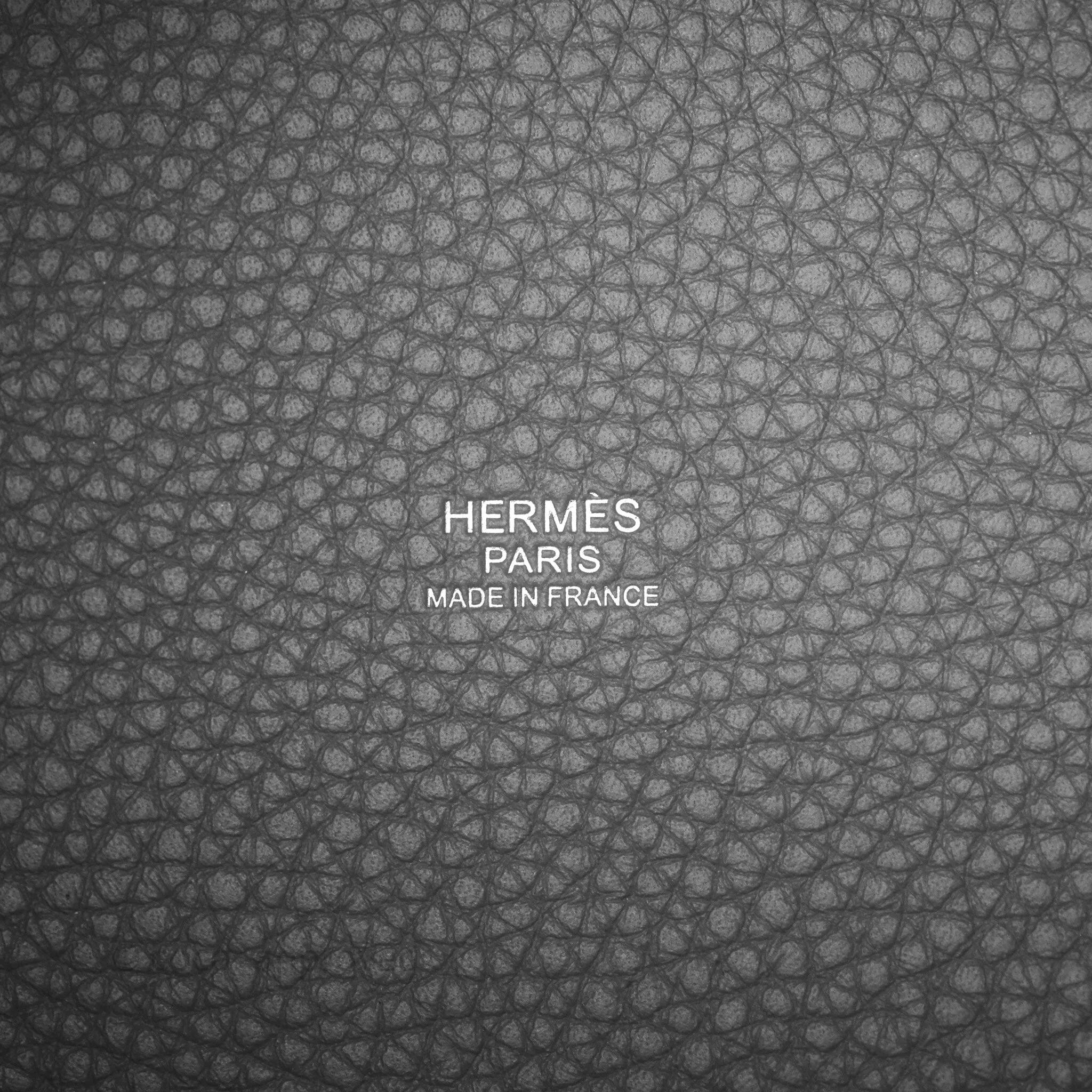 Herms Picotin 18 Etain 8F Clemence Palladium Hardware