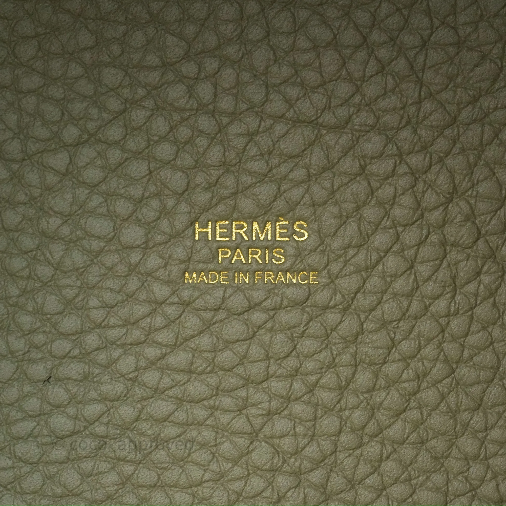 Herms Picotin 18 Lock Sauge Q1 Clemence Gold Hardware