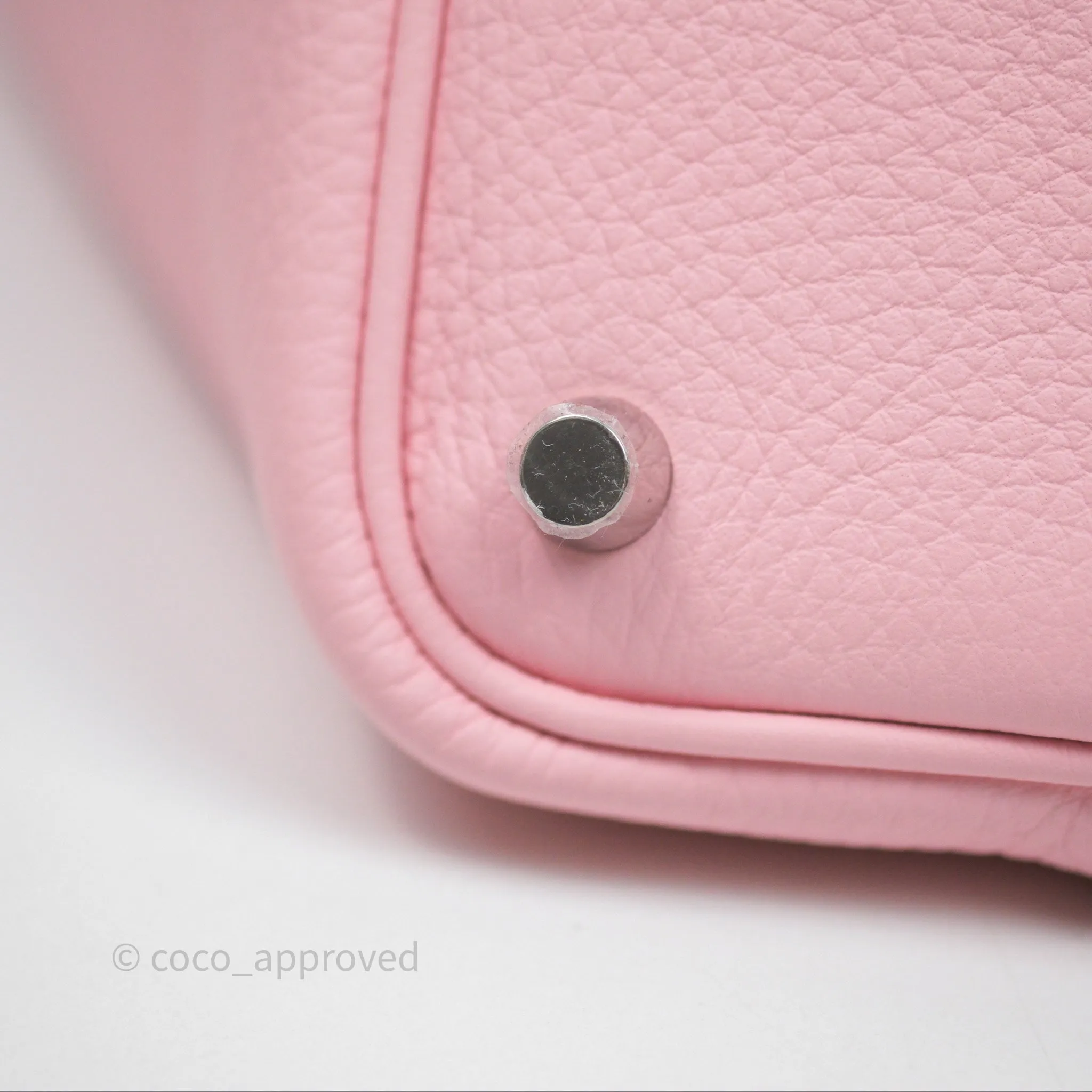 Herms Picotin 18 Rose Sakura 3Q Clemence Palladium Hardware