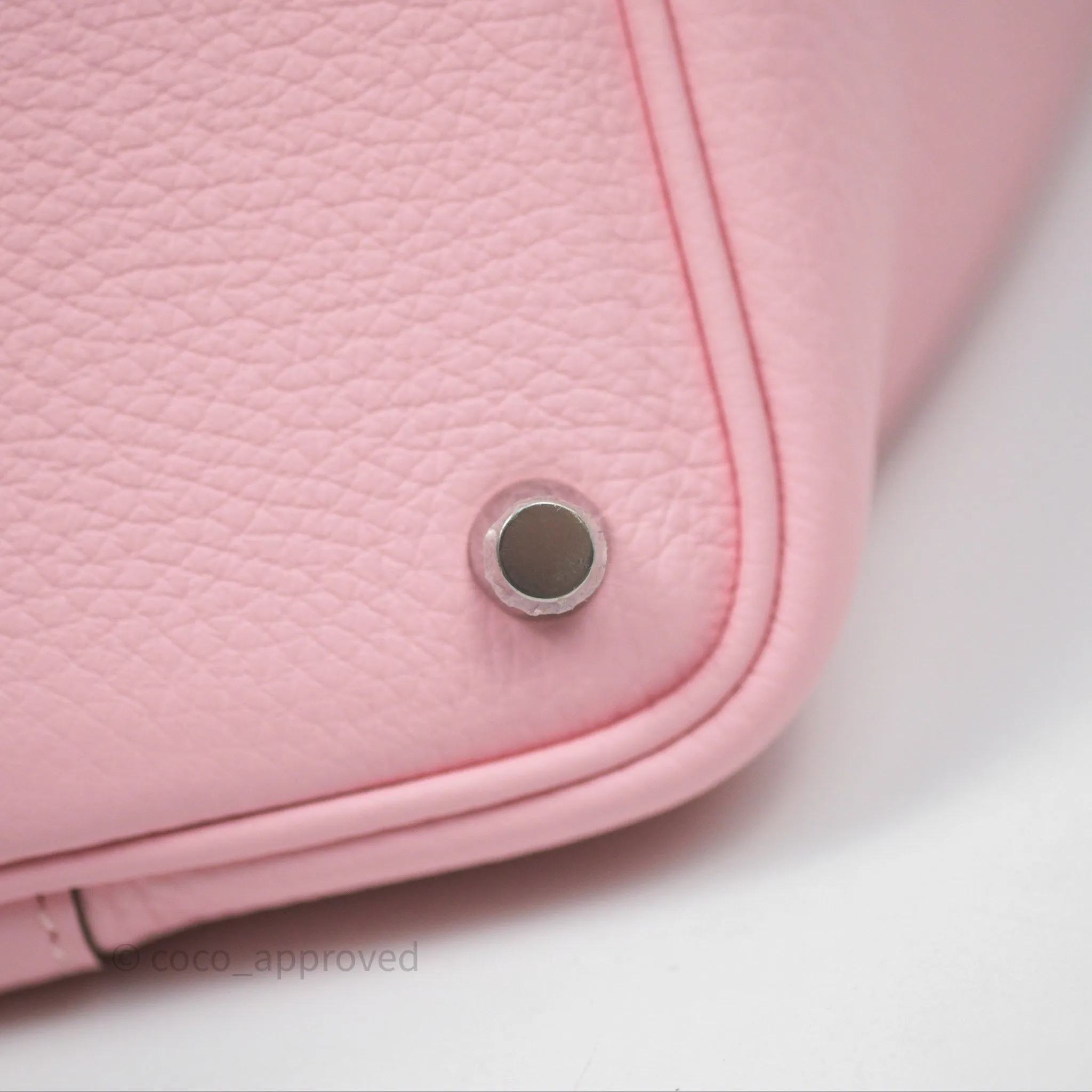 Herms Picotin 18 Rose Sakura 3Q Clemence Palladium Hardware