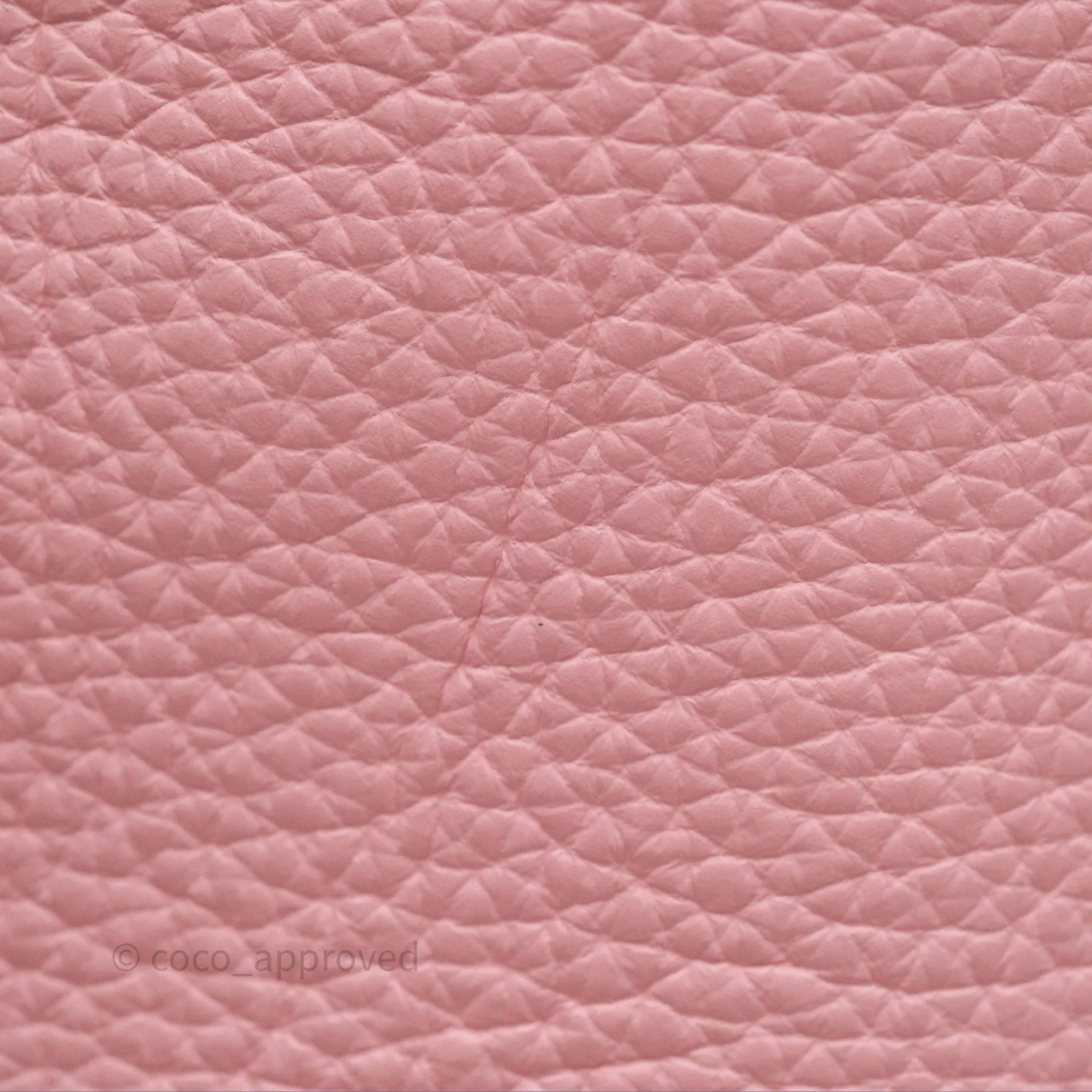 Herms Picotin 18 Rose Sakura Clemence Palladium Hardware
