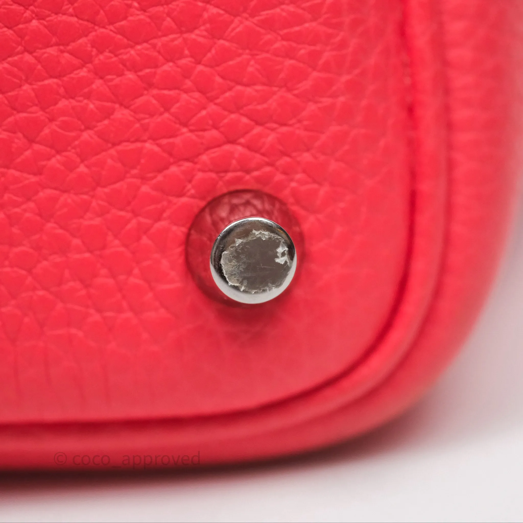 Herms Picotin 18 Rose Texas Taurillon Clemence Palladium Hardware