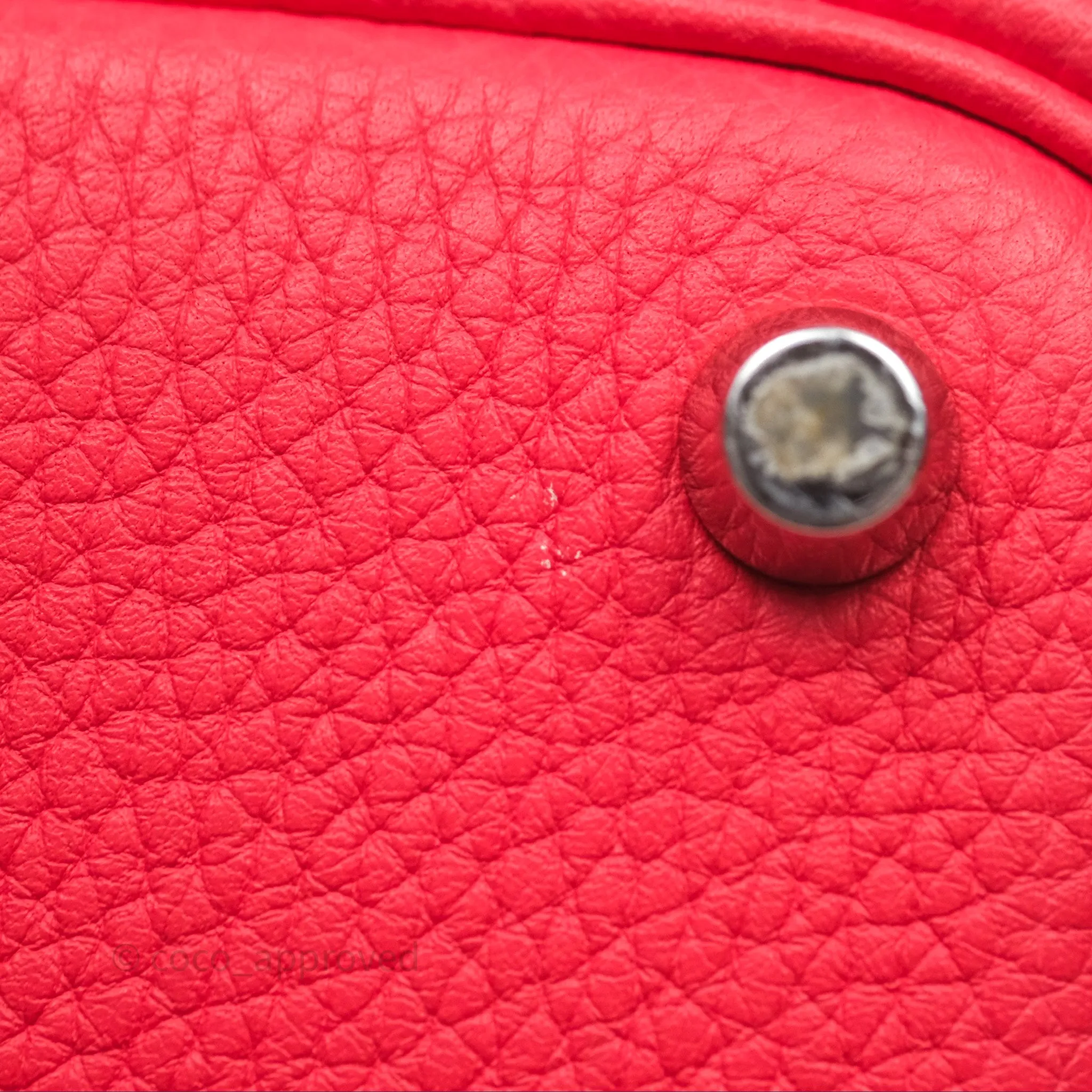 Herms Picotin 18 Rose Texas Taurillon Clemence Palladium Hardware