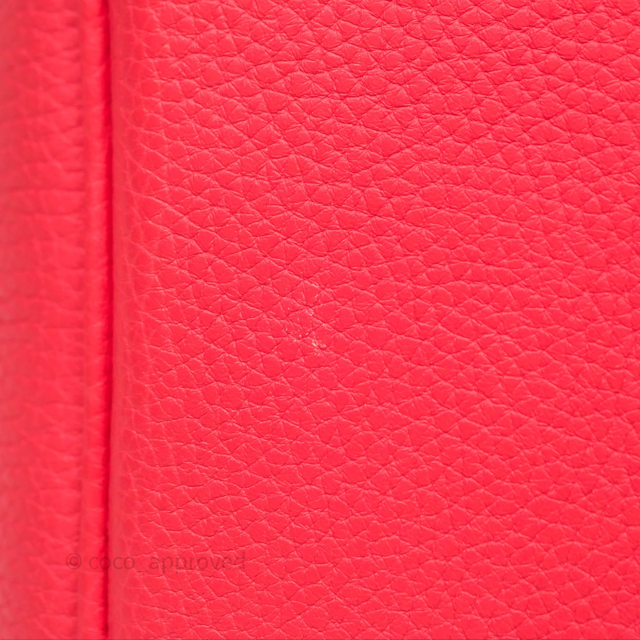 Herms Picotin 18 Rose Texas Taurillon Clemence Palladium Hardware