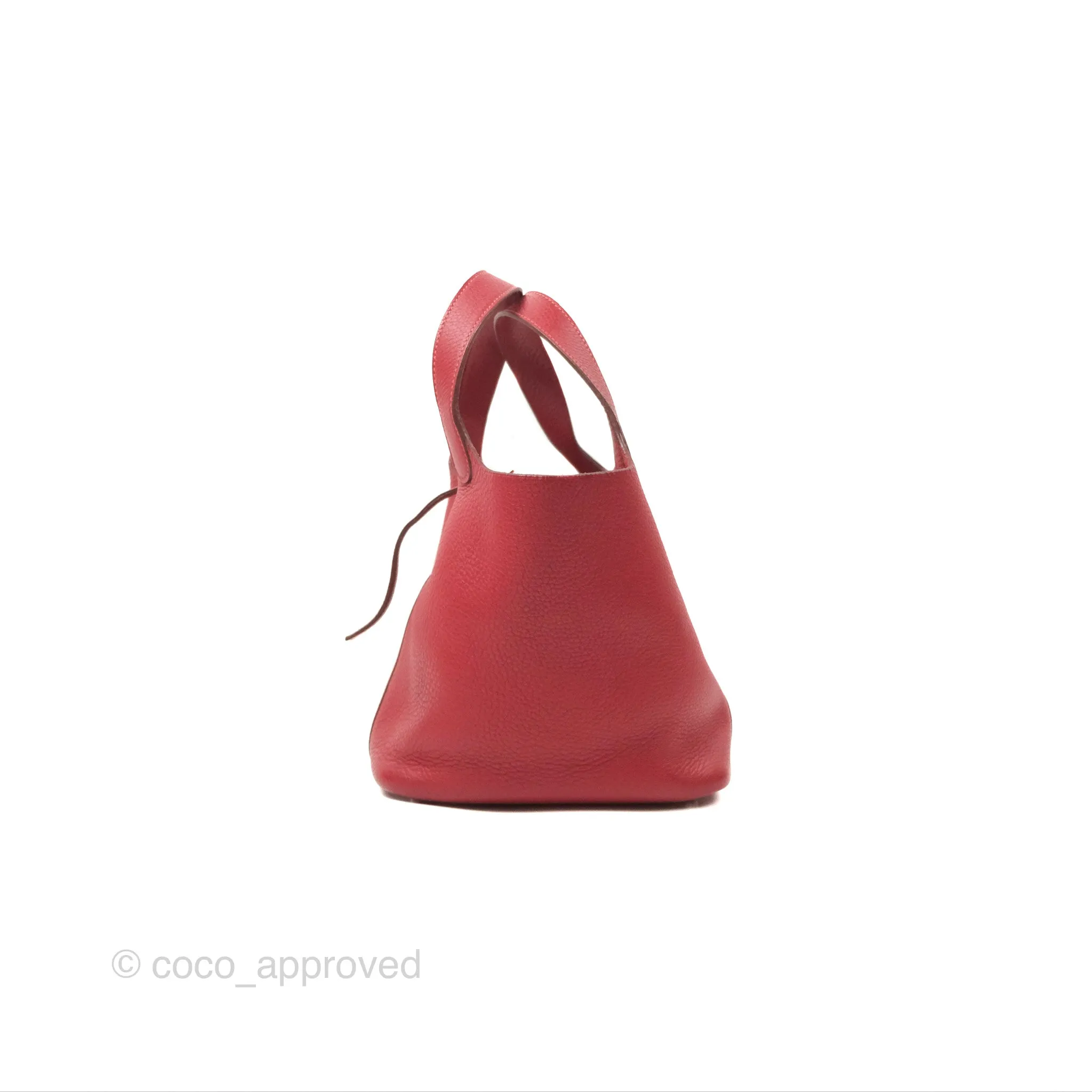 Herms Picotin 18 Rouge Clemence Palladium Hardware