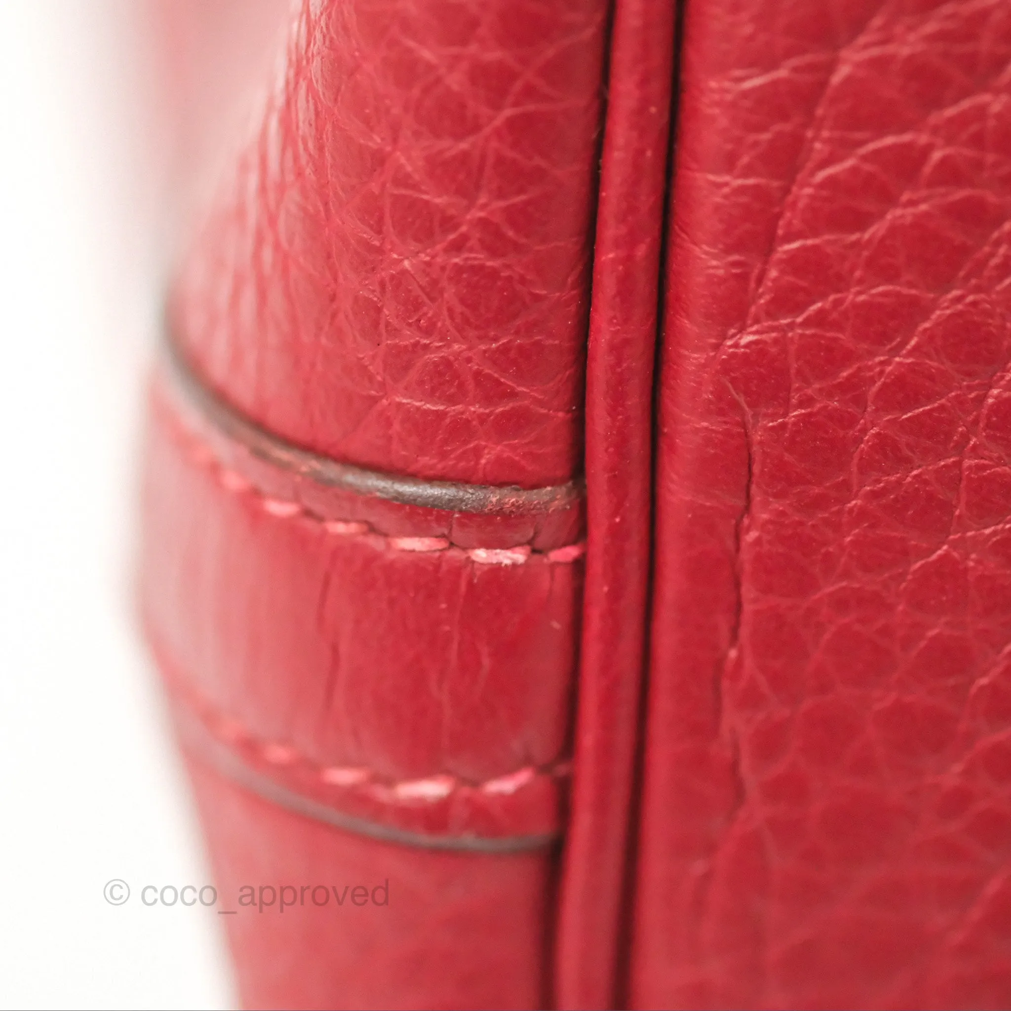 Herms Picotin 18 Rouge Clemence Palladium Hardware