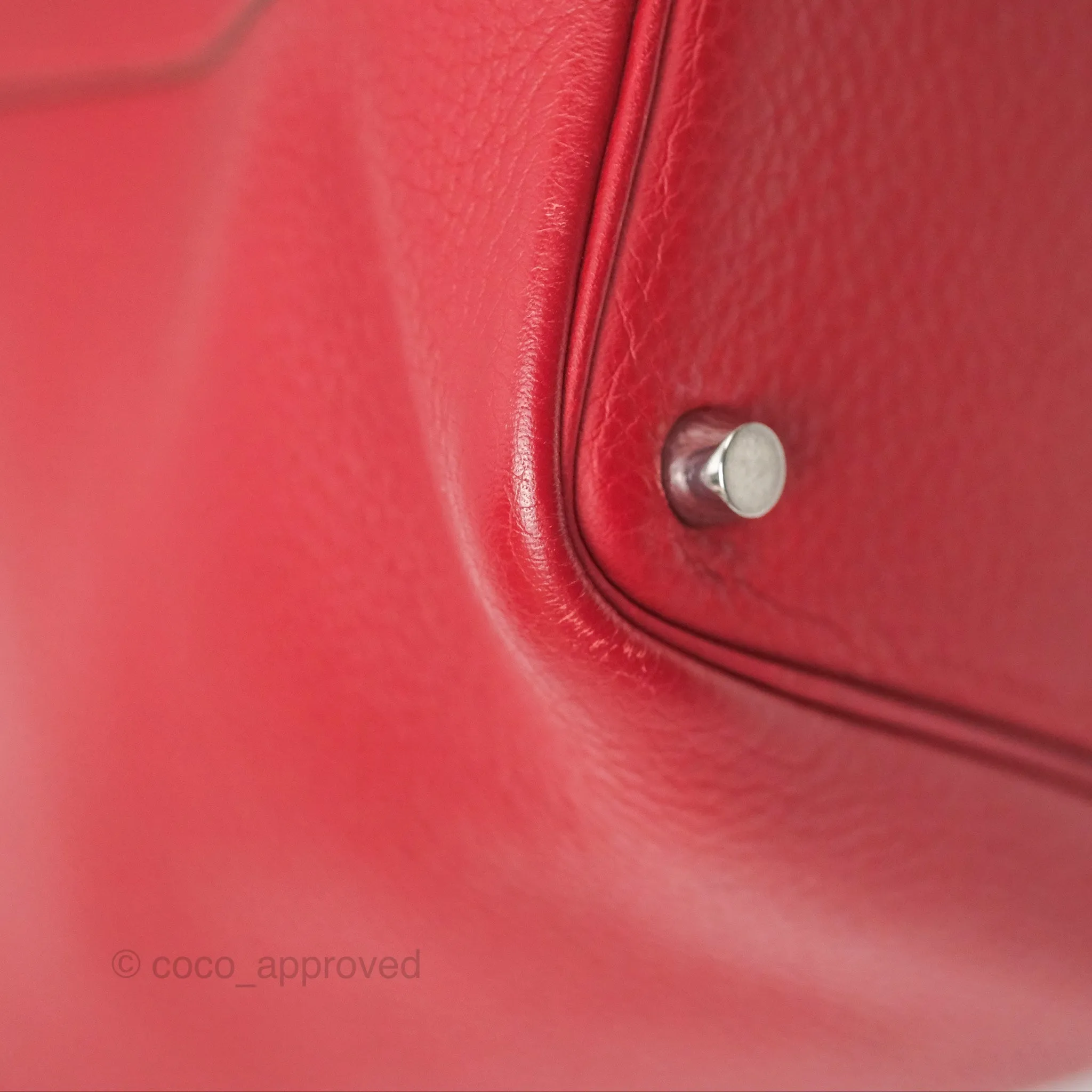 Herms Picotin 18 Rouge Clemence Palladium Hardware