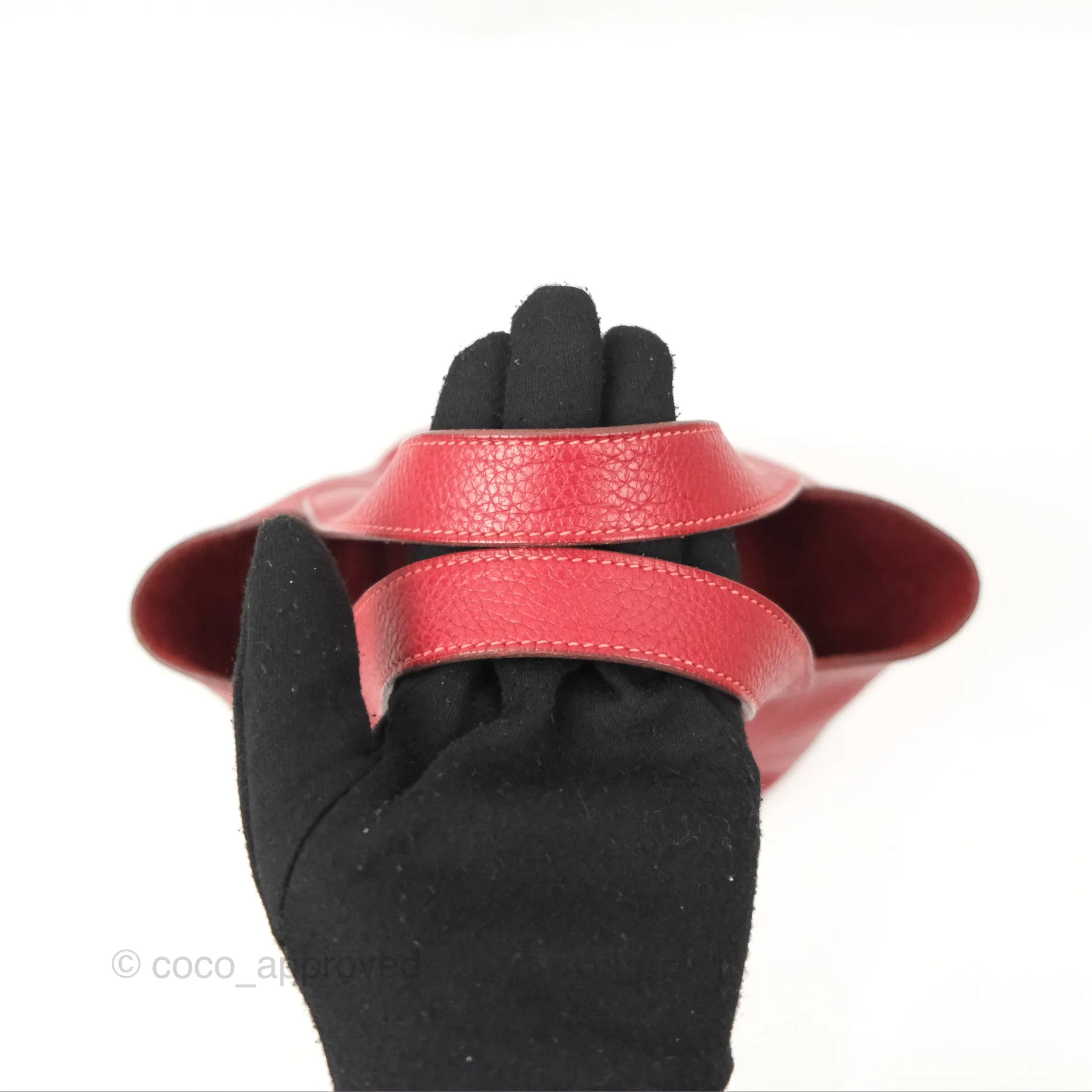 Herms Picotin 18 Rouge Clemence Palladium Hardware