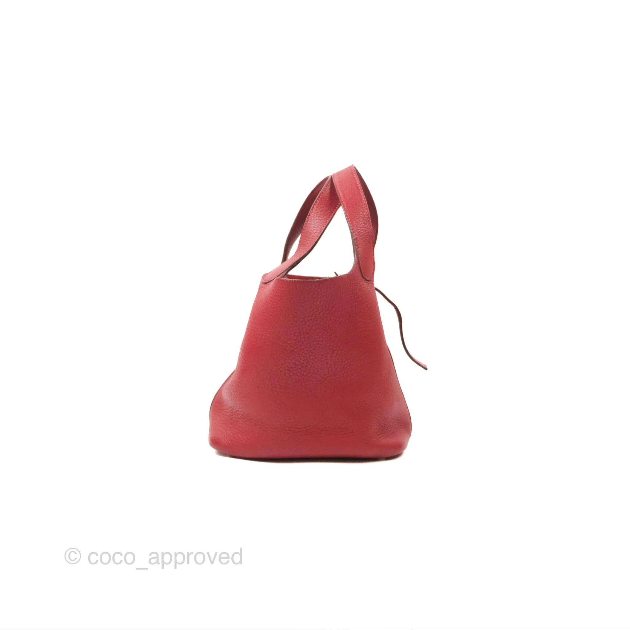 Herms Picotin 18 Rouge Clemence Palladium Hardware