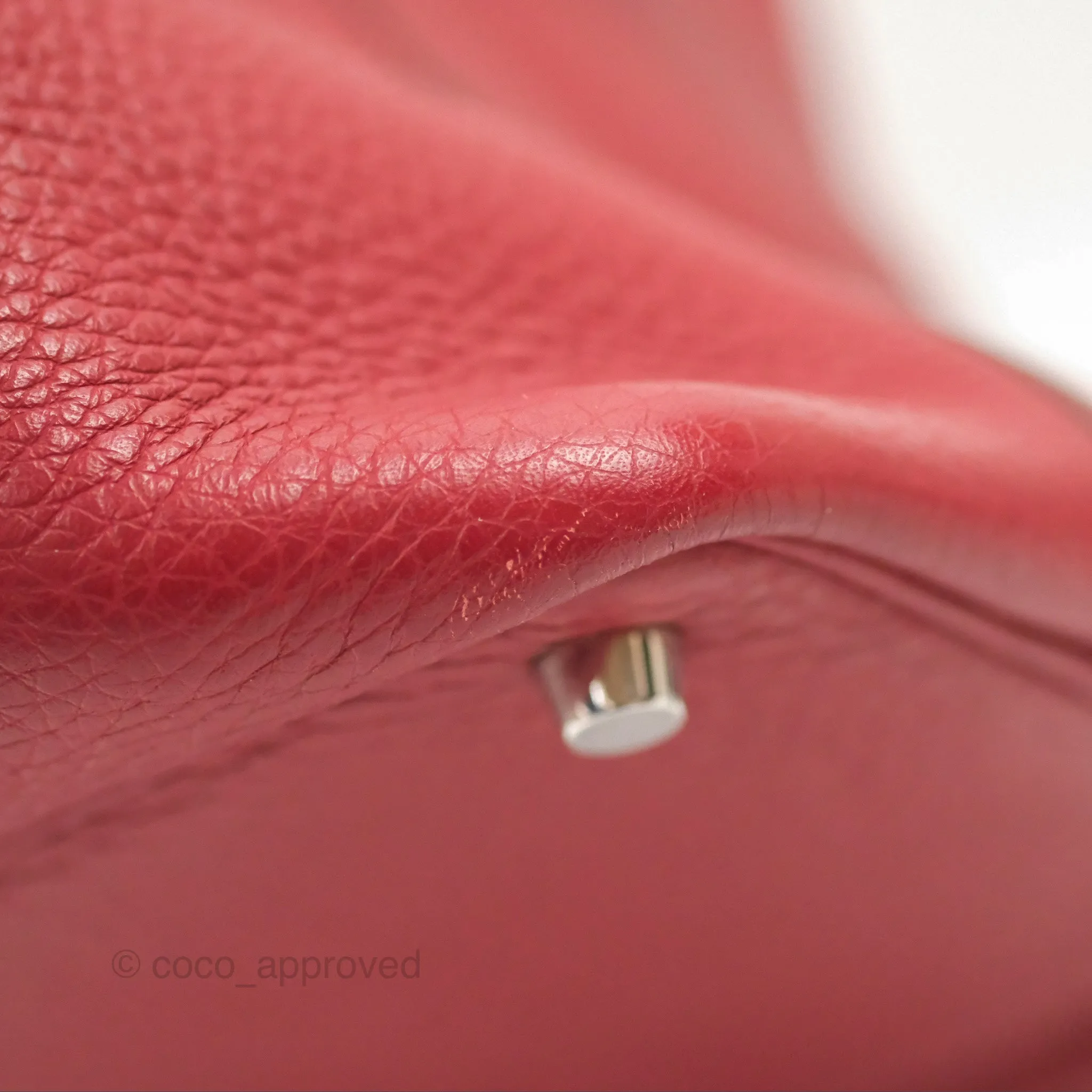 Herms Picotin 18 Rouge Clemence Palladium Hardware
