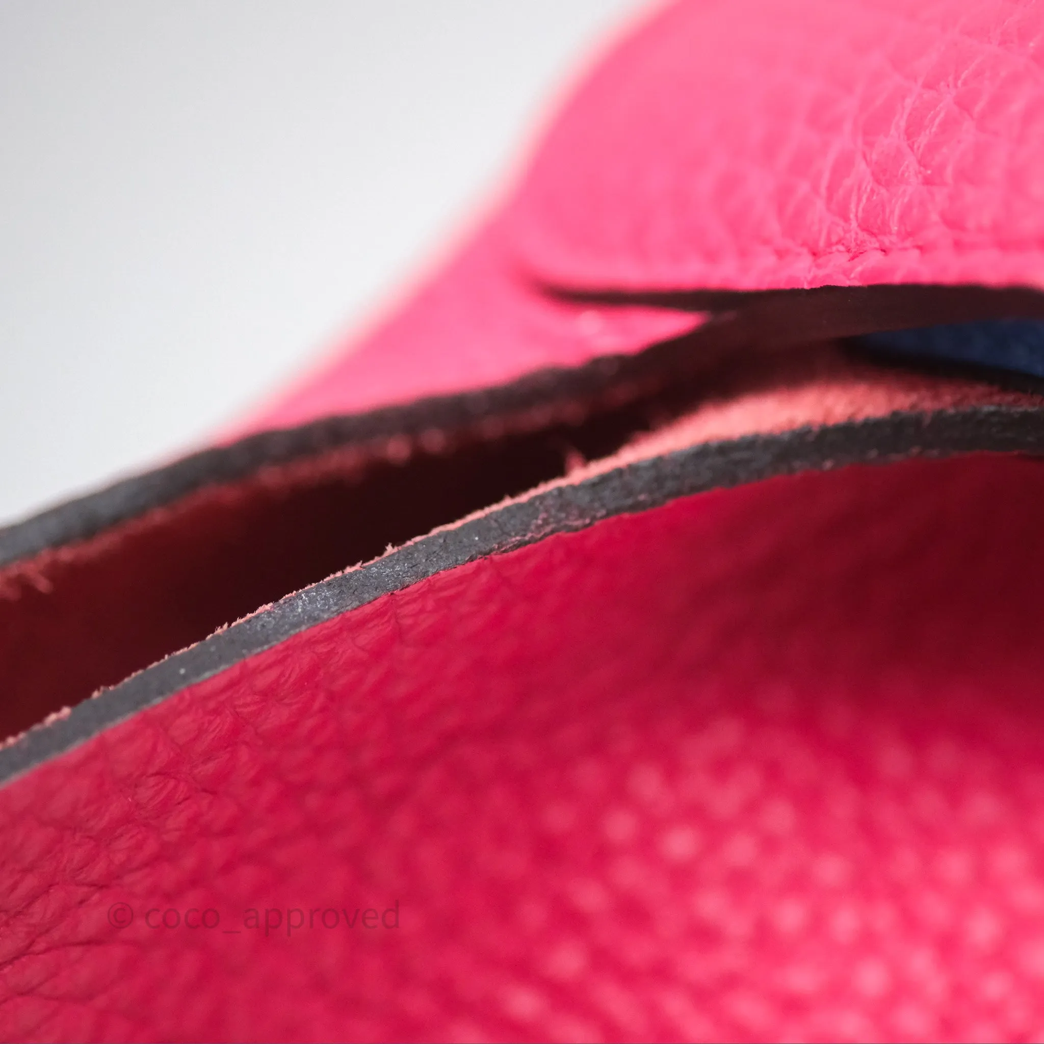 Herms Picotin 18 Rouge de Coeur S3/ Rose Extrme I6/ Bleu Zanzibar B3 Clemence Palladium Hardware
