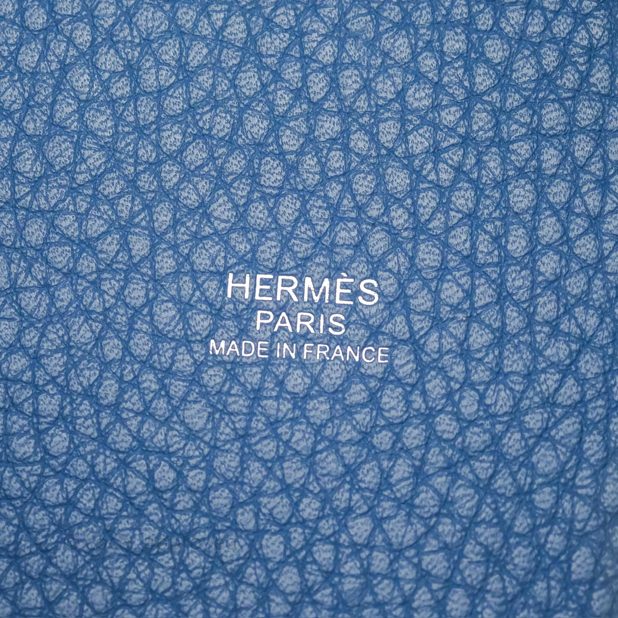 Herms Picotin 22 Bleu Agate R2 Clemence Palladium Hardware
