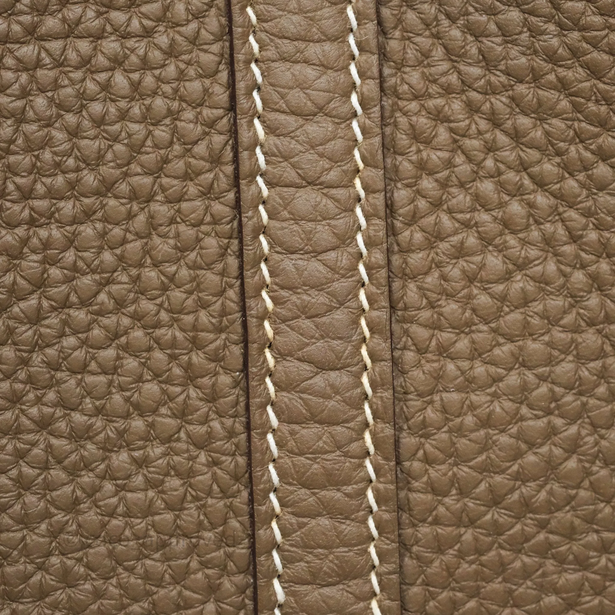 Herms Picotin 22 Etoupe Clemence Palladium Hardware