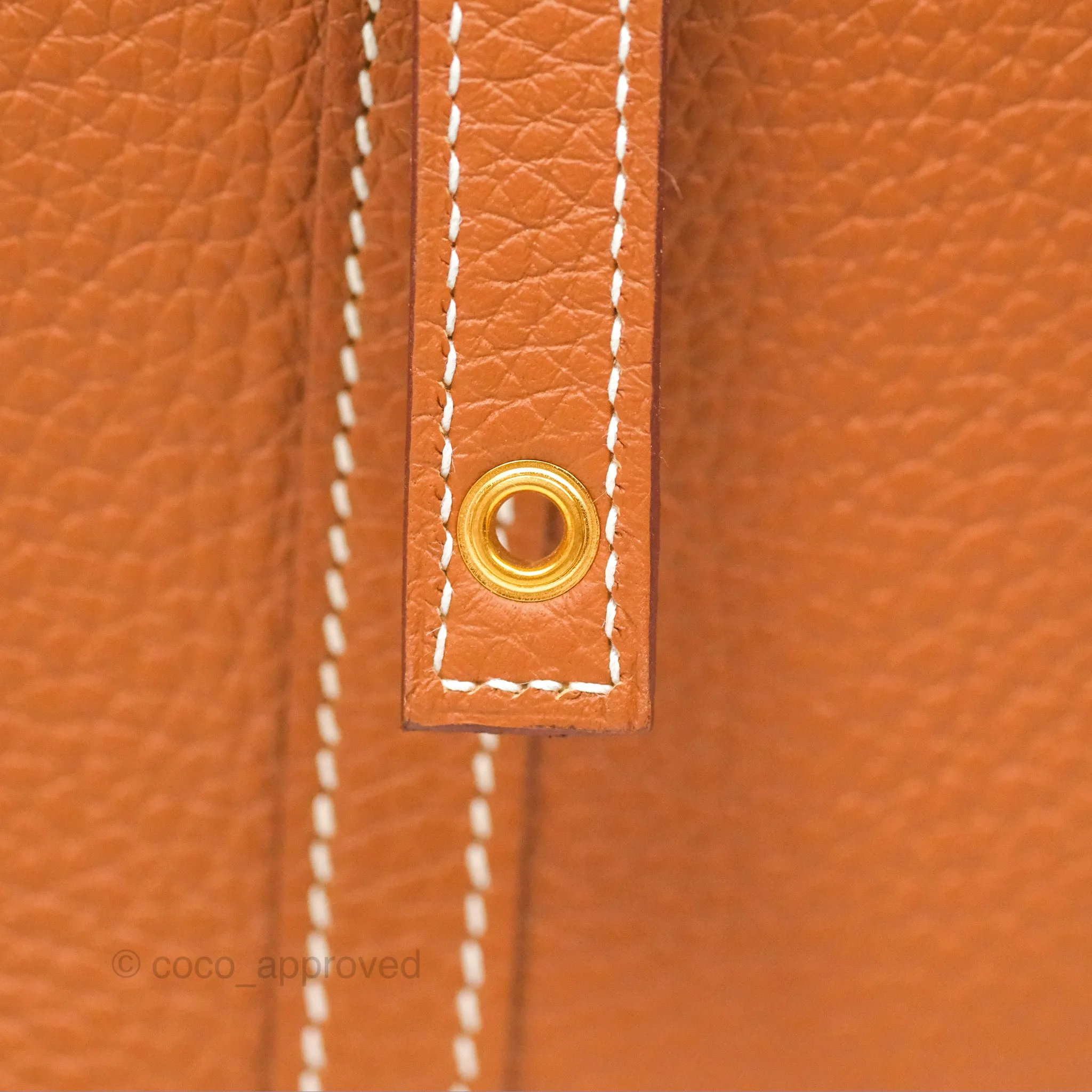 Herms Picotin 22 Gold Clemence Gold Hardware