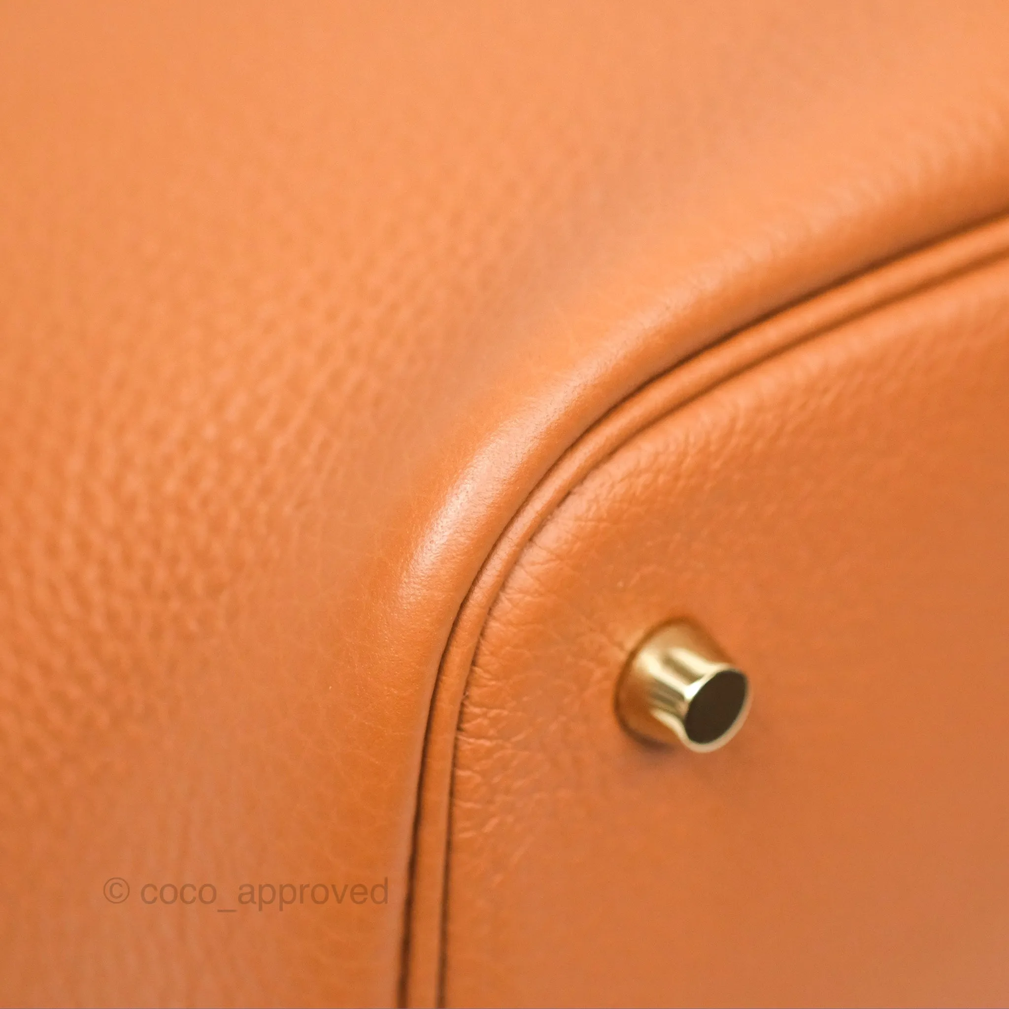 Herms Picotin 22 Gold Clemence Gold Hardware
