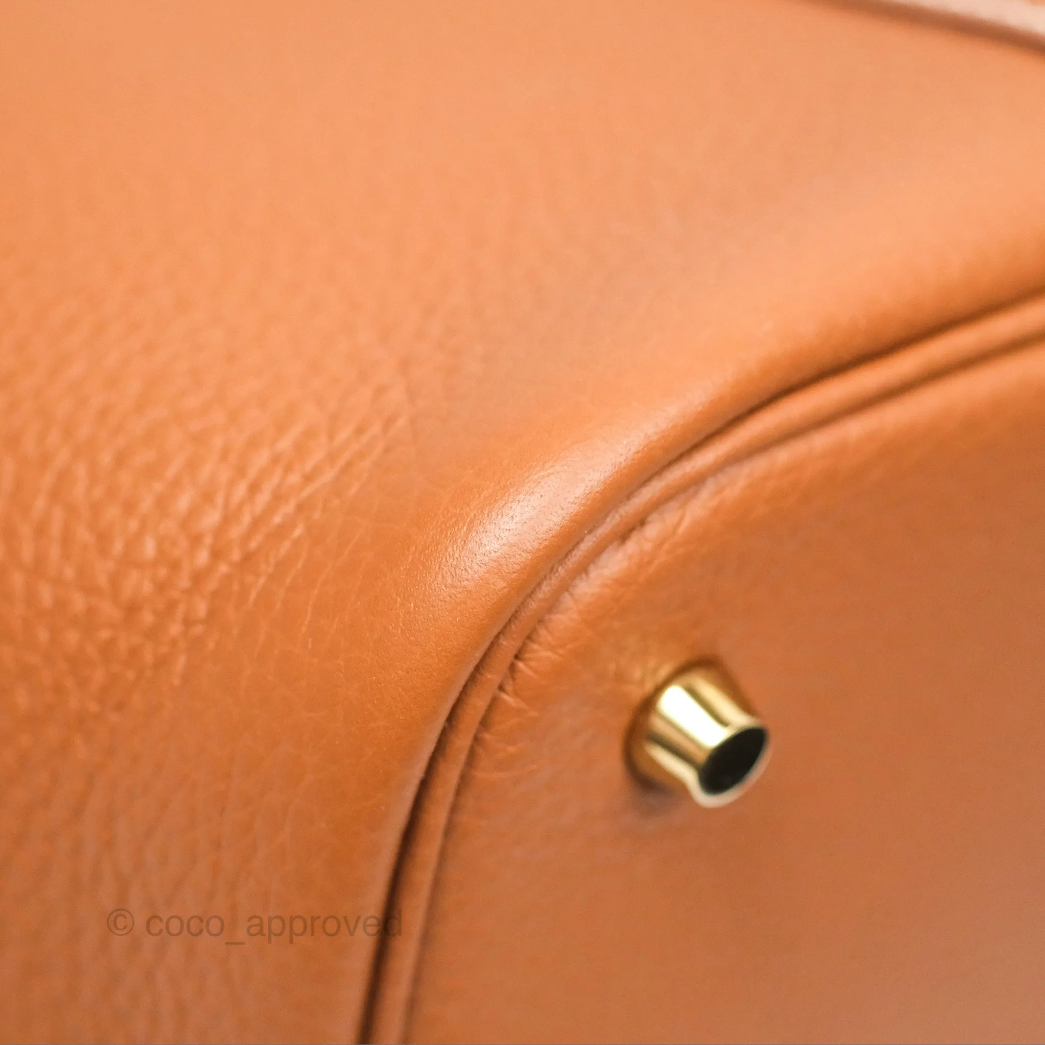 Herms Picotin 22 Gold Clemence Gold Hardware