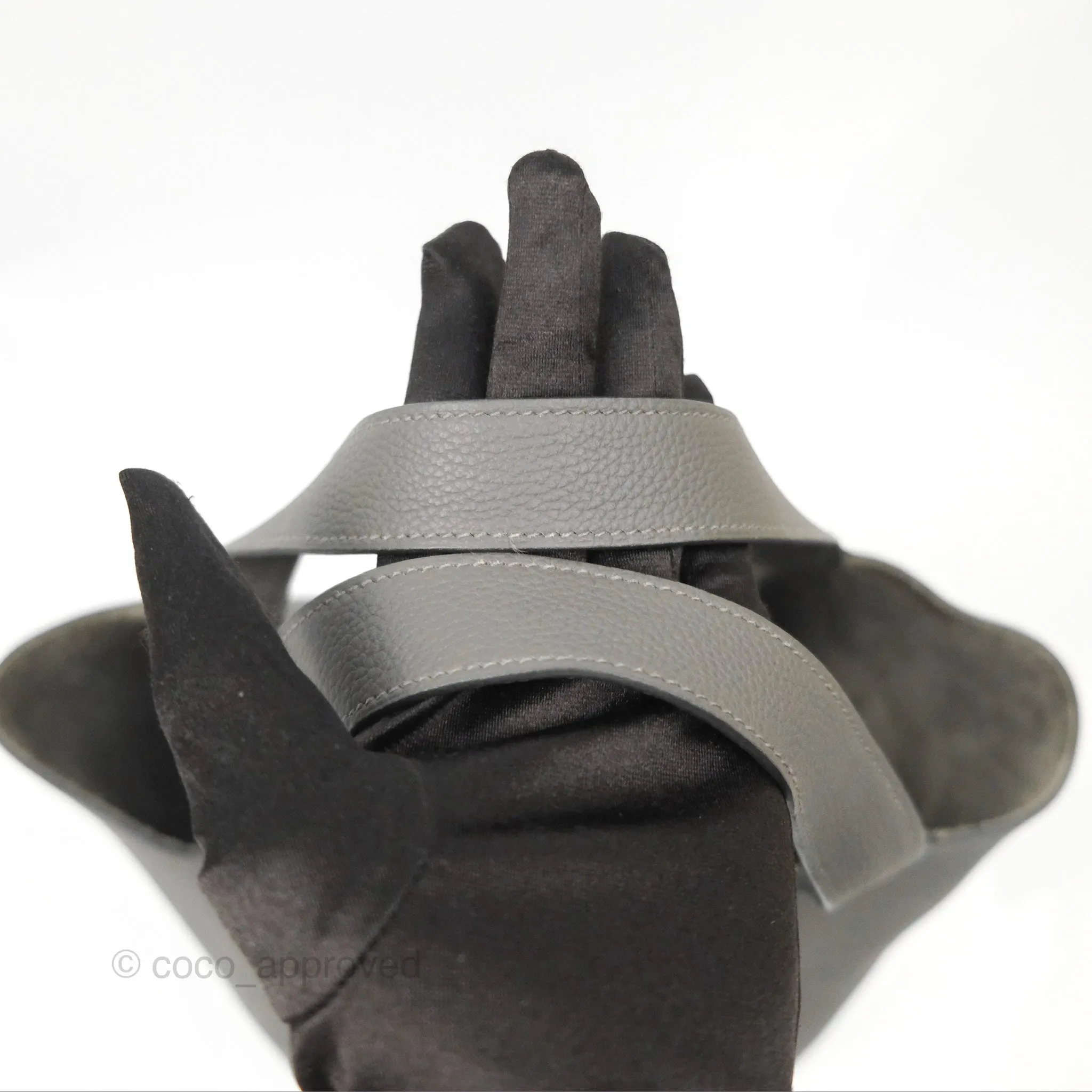 Herms Picotin 22 Graphite Taurillon Maurice Gold Hardware