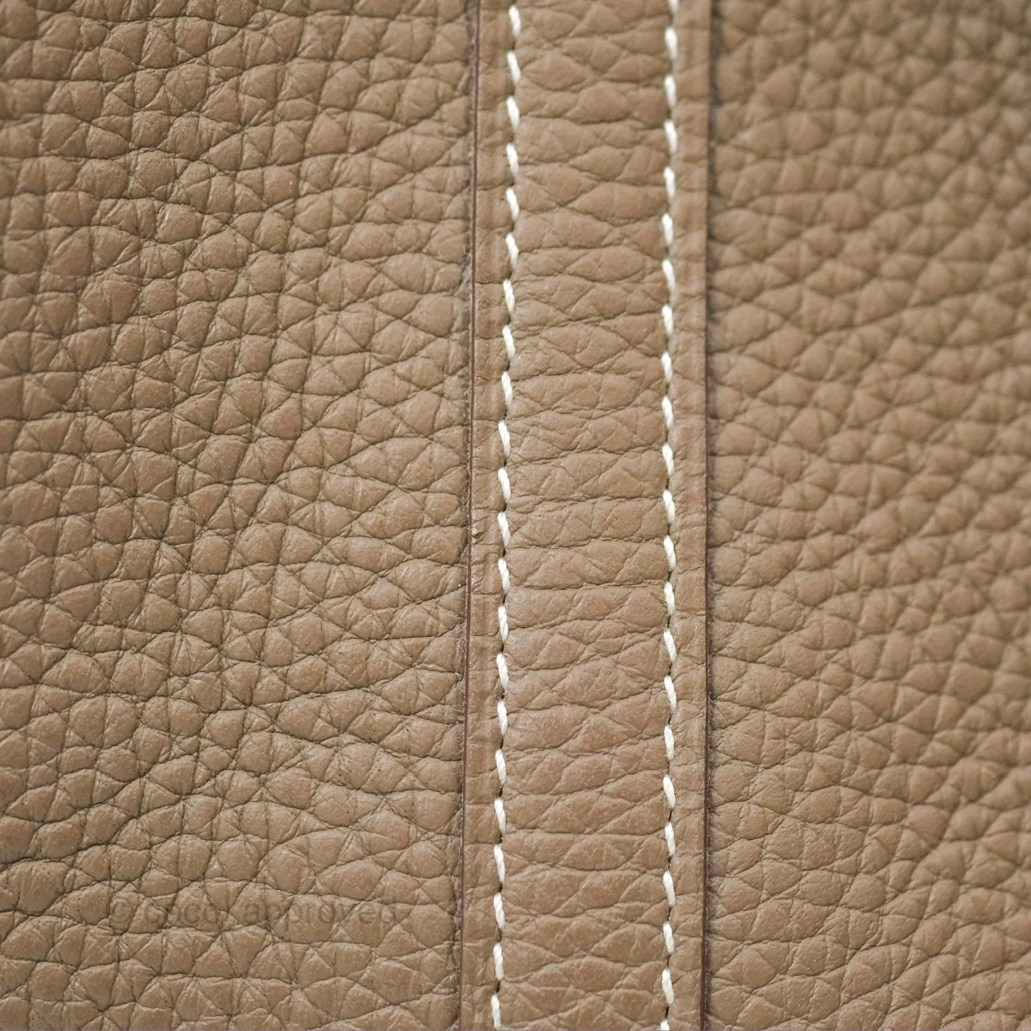 Herms Picotin 22 Lock Etoupe Clemence Palladium Hardware
