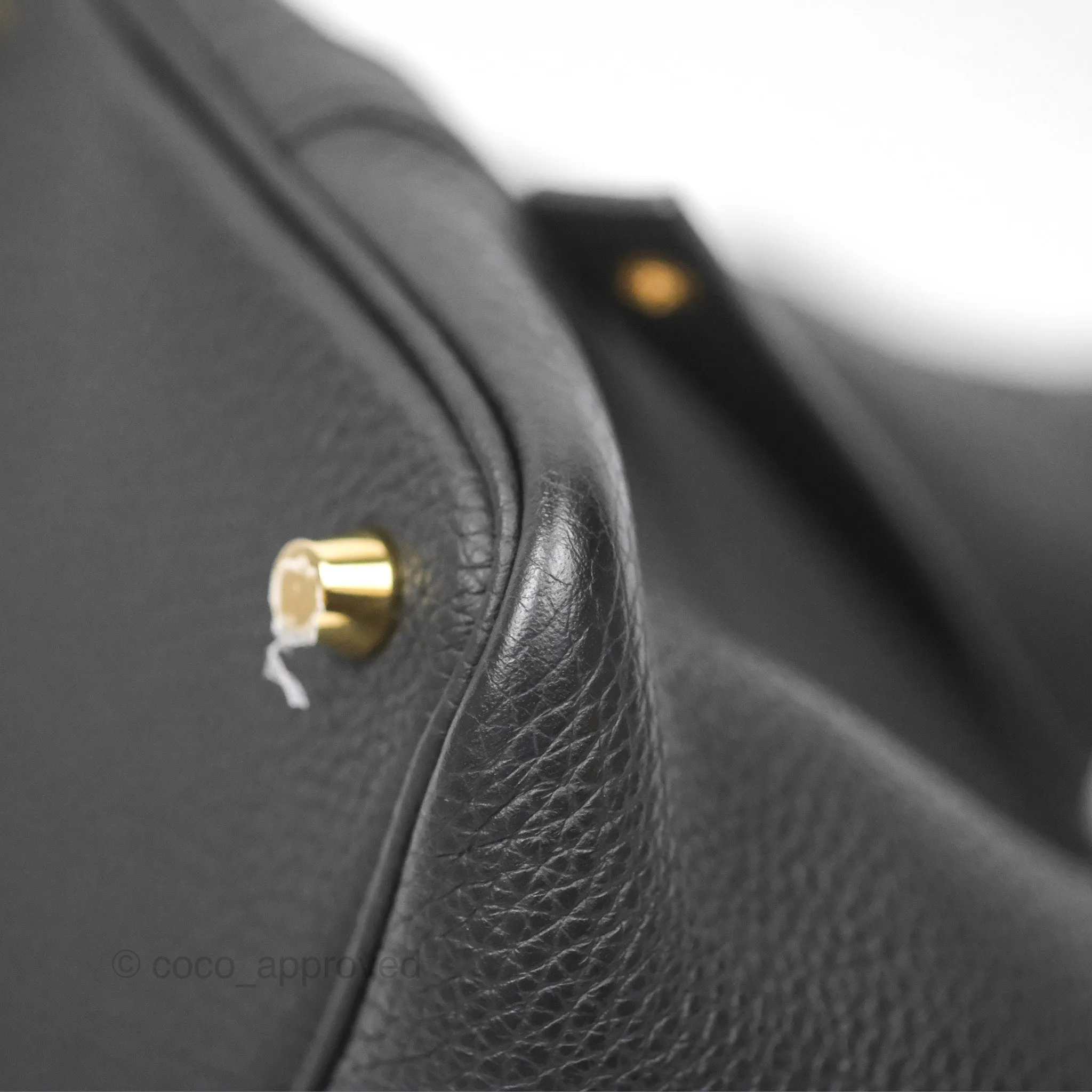 Herms Picotin Lock 18 Black Noir 89 Taurillon Clemence Gold Hardware