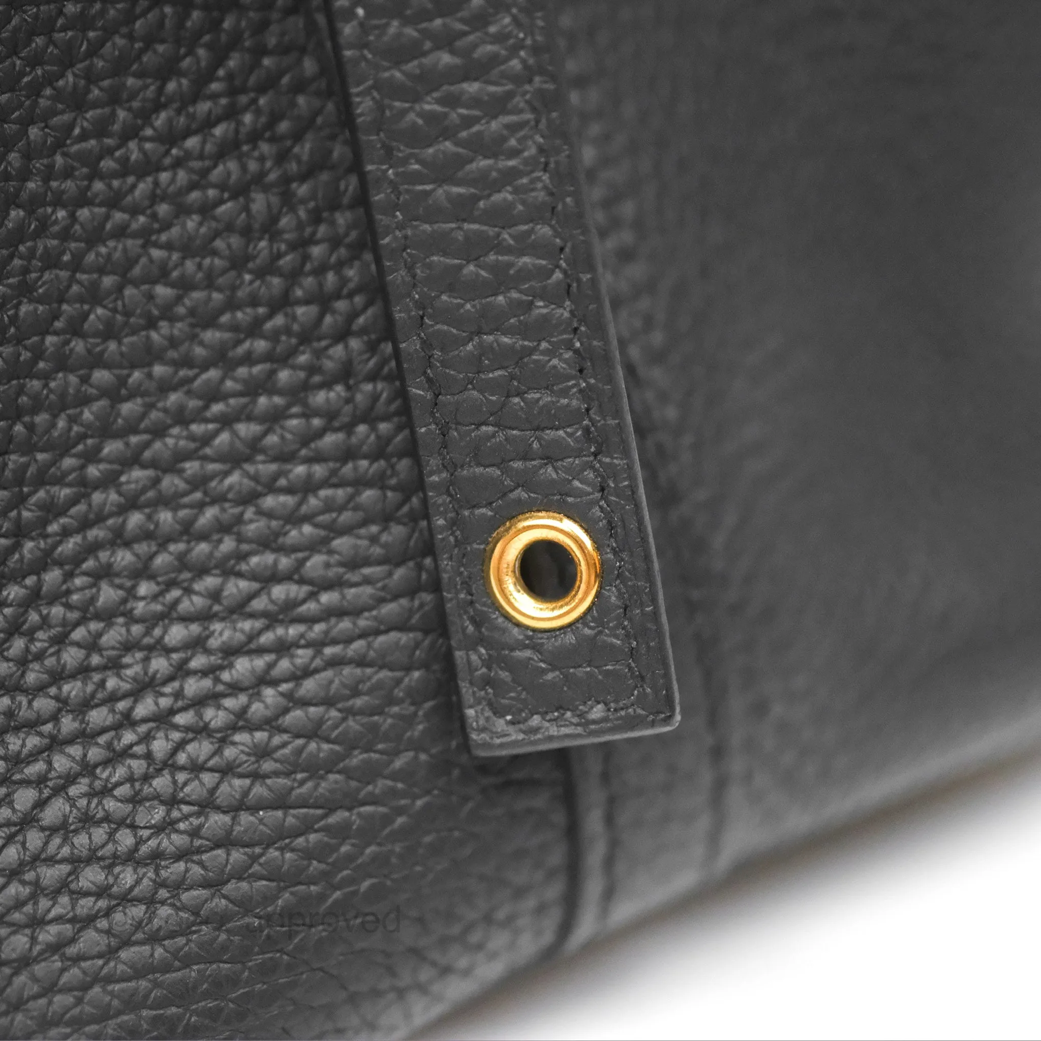 Herms Picotin Lock 18 Black Noir 89 Taurillon Clemence Gold Hardware