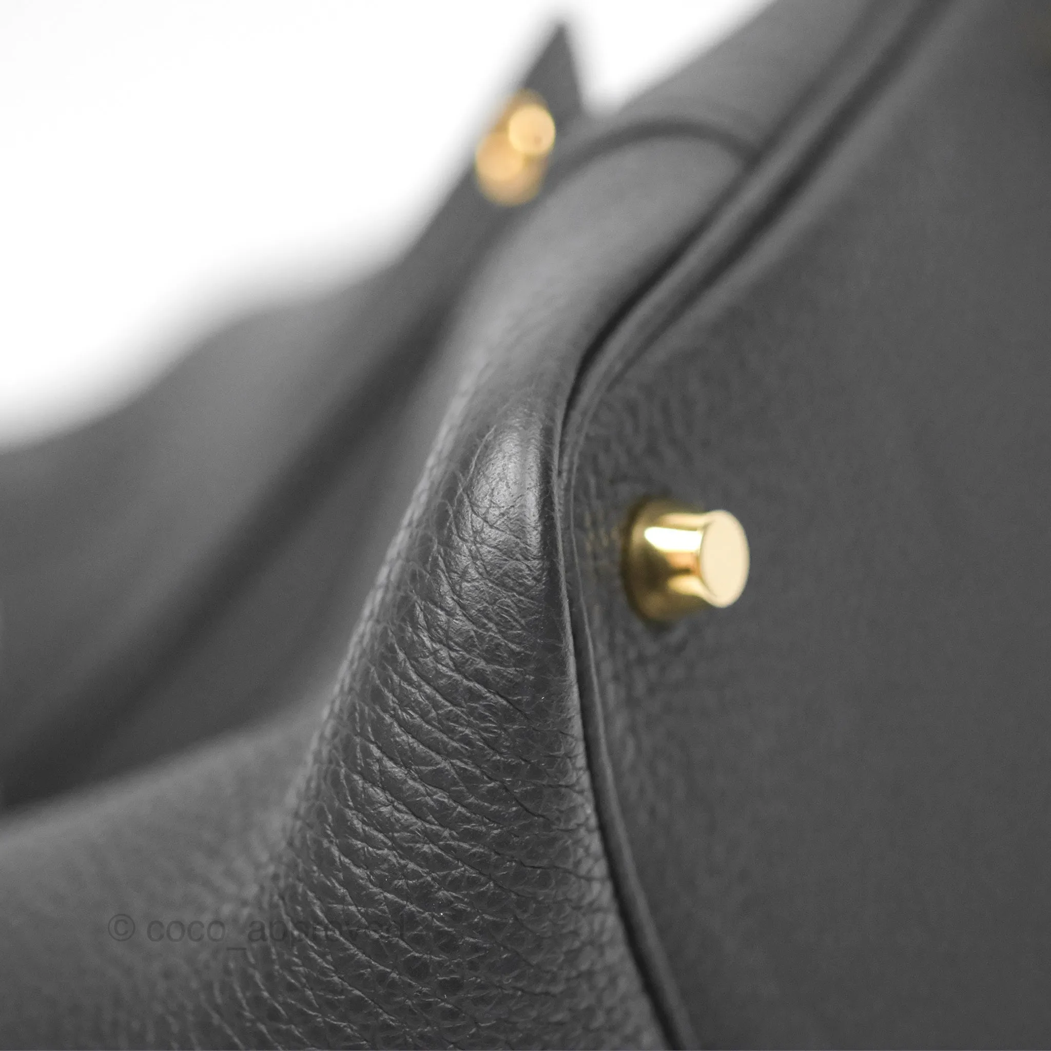 Herms Picotin Lock 18 Black Noir 89 Taurillon Clemence Gold Hardware
