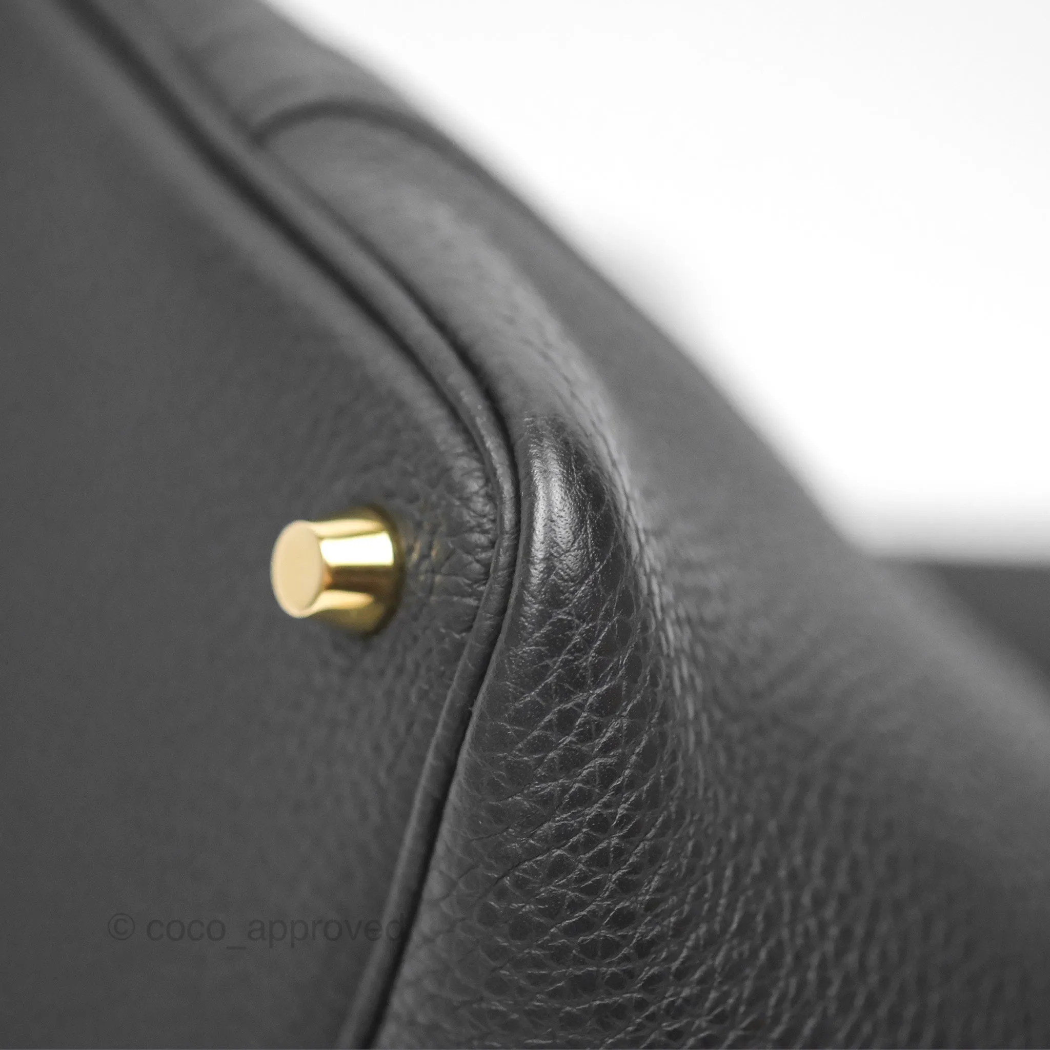 Herms Picotin Lock 18 Black Noir 89 Taurillon Clemence Gold Hardware