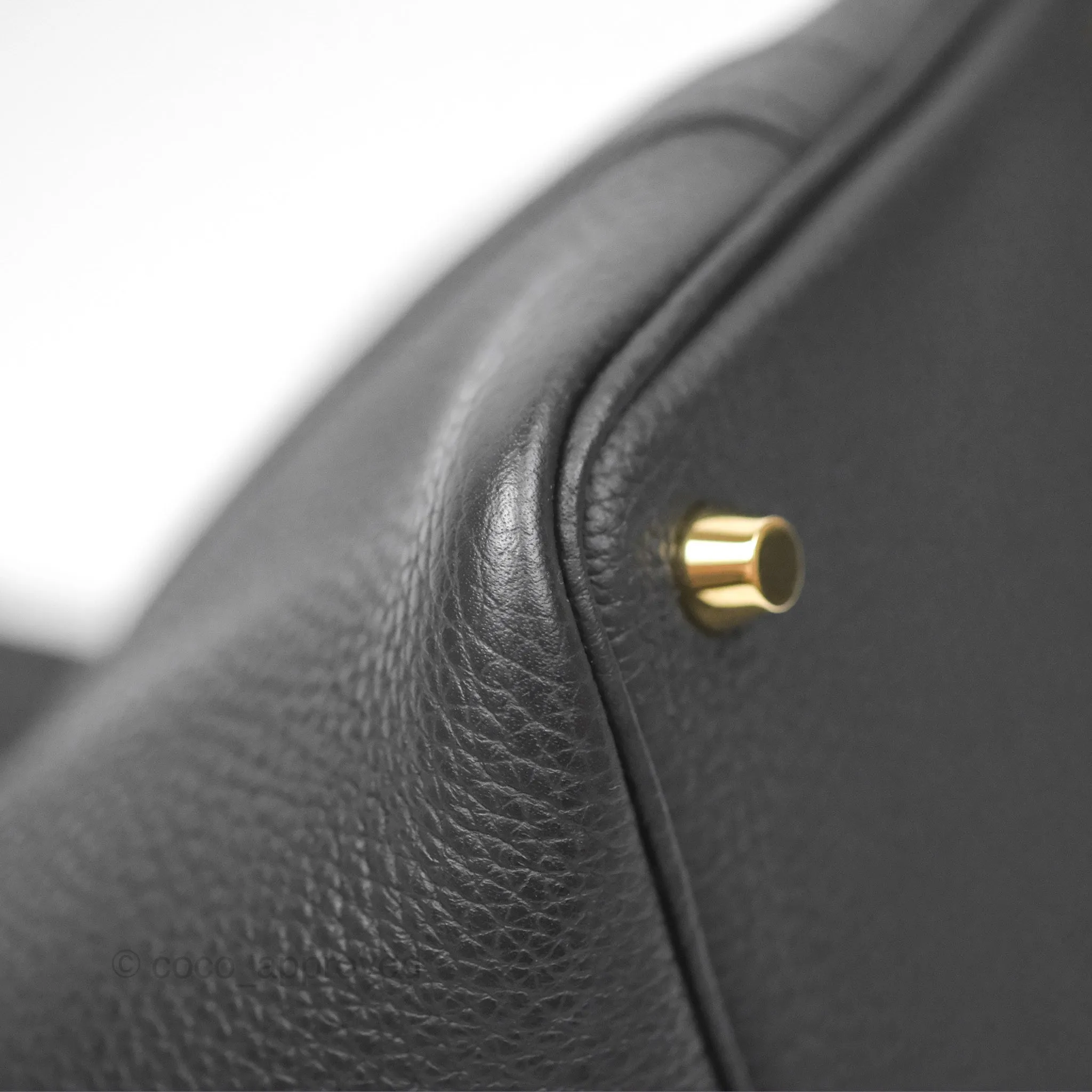 Herms Picotin Lock 18 Black Noir 89 Taurillon Clemence Gold Hardware