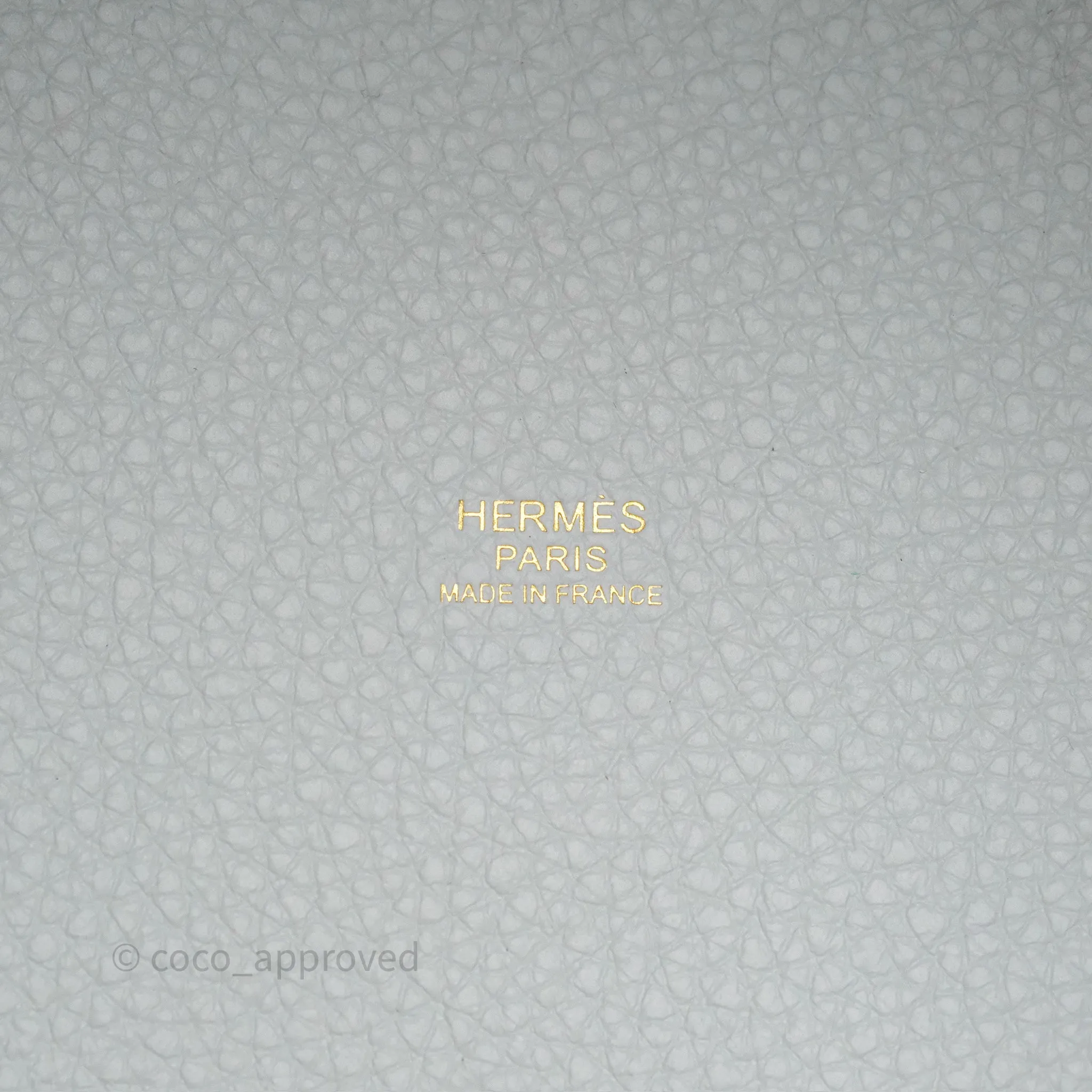 Herms Picotin Lock 18 Bleu Pale 08 Clemence Gold Hardware