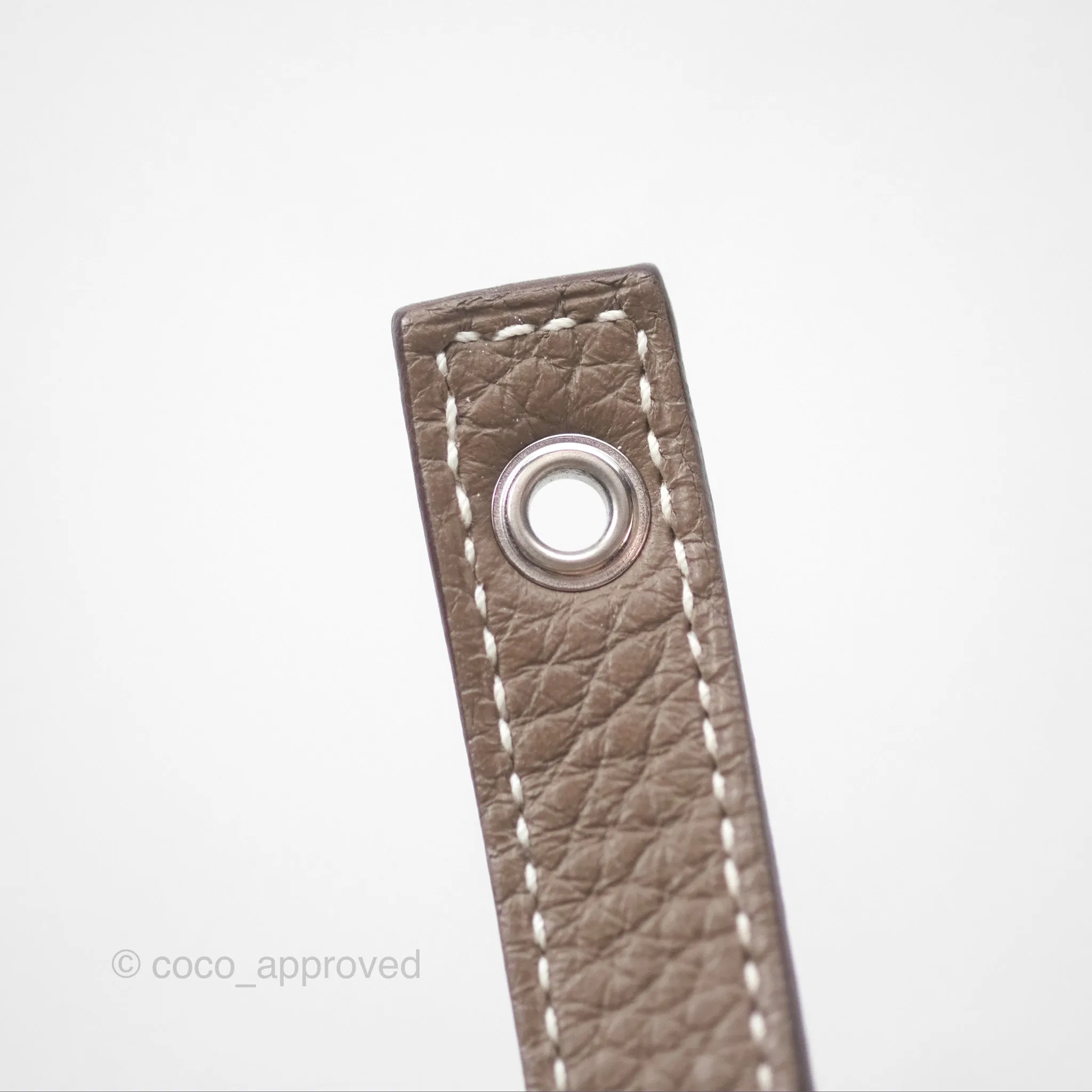 Herms Picotin Lock 18 Etoupe 18 Clemence Palladium Hardware