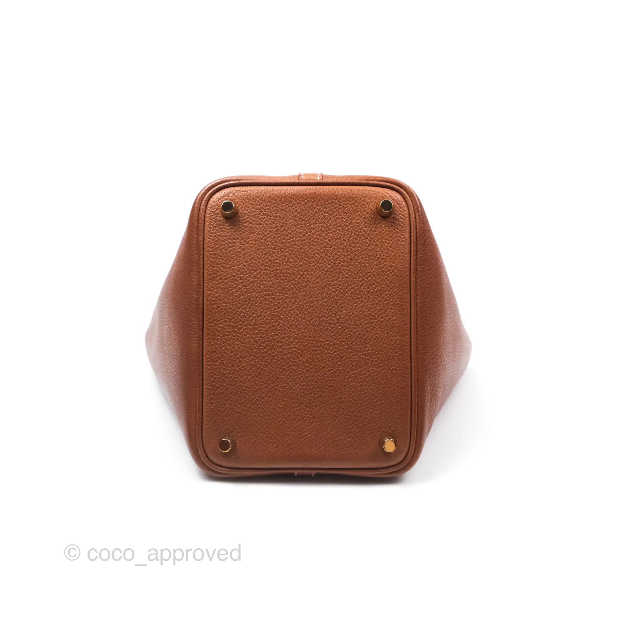 Herms Picotin Lock 18 Fauve 34 Barenia Gold Hardware