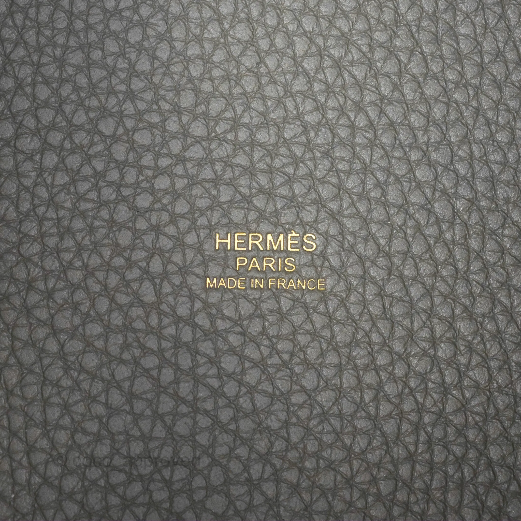 Herms Picotin Lock 18 Gris Meyer 0L Clemence Gold Hardware