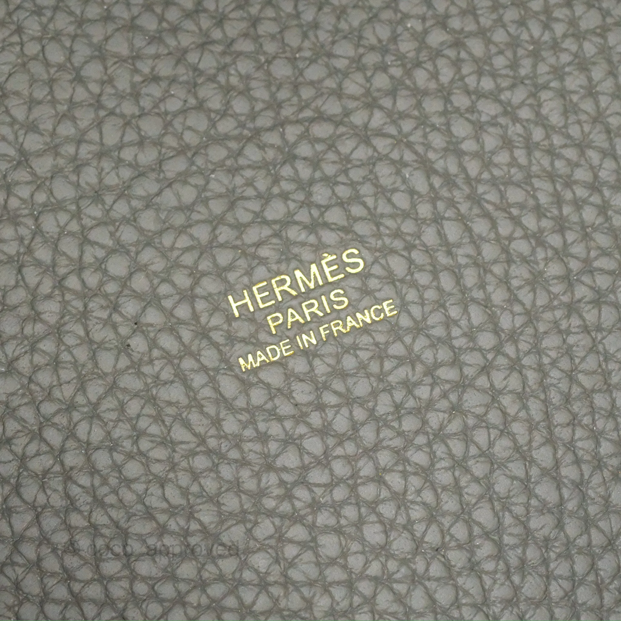 Herms Picotin Lock 18 Gris Meyer 0L Taurillon Clemence Gold Hardware