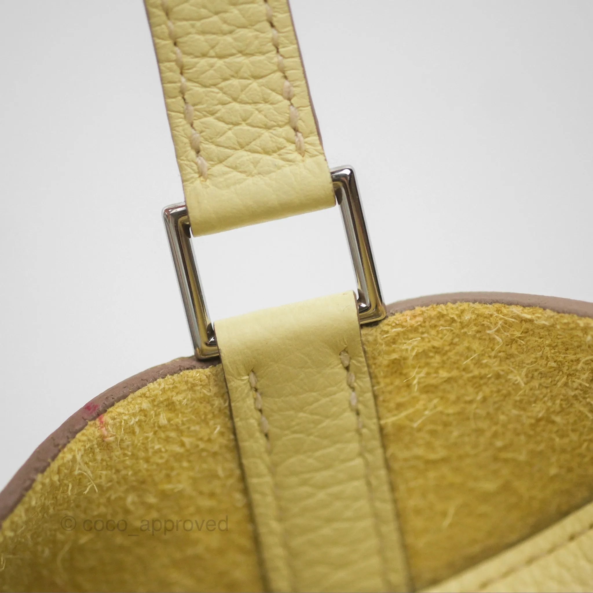 Herms Picotin Lock 18 Jaune Milton I8 Clemence Palladium Hardware