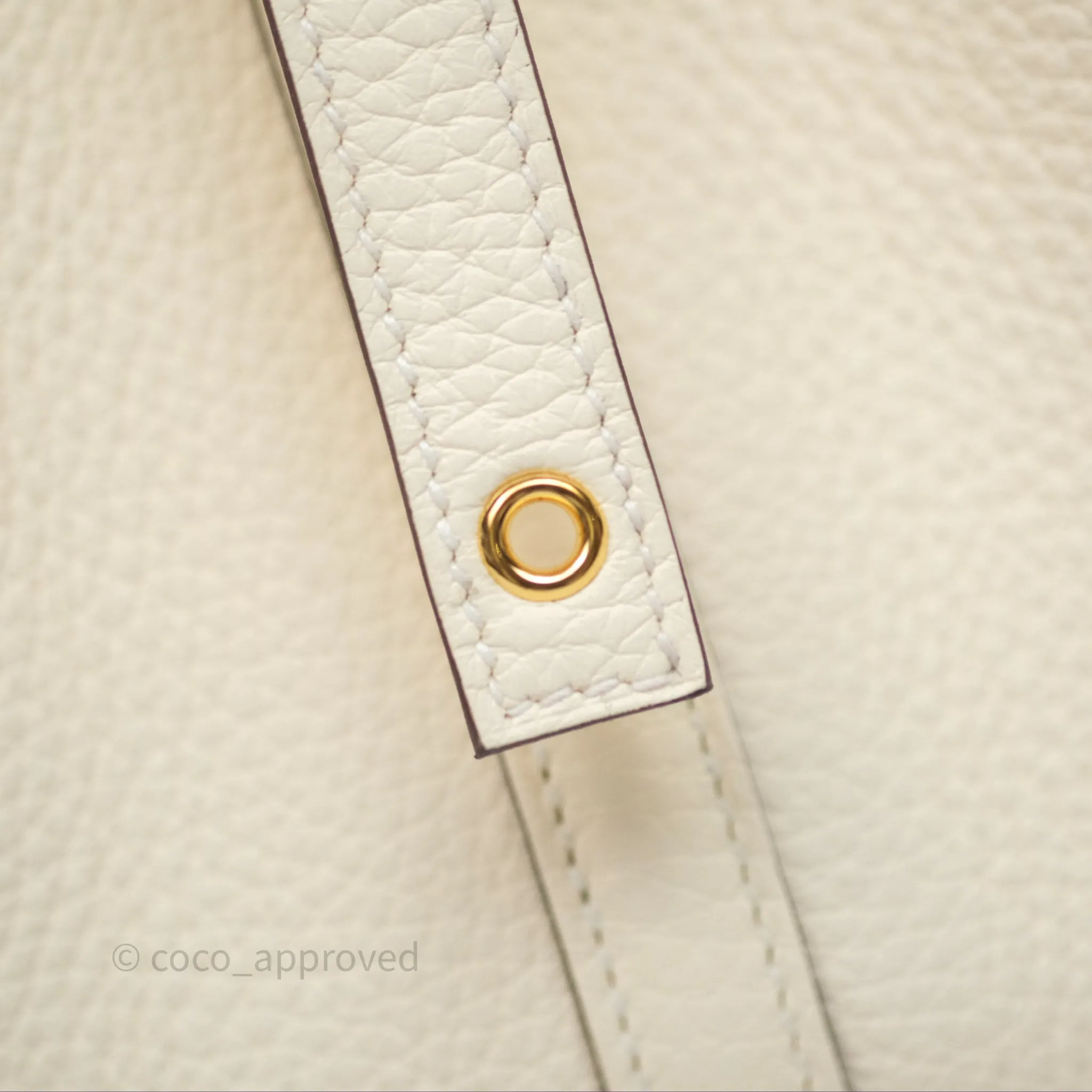Herms Picotin Lock 18 Nata I2 Taurillon Clemence Gold Hardware