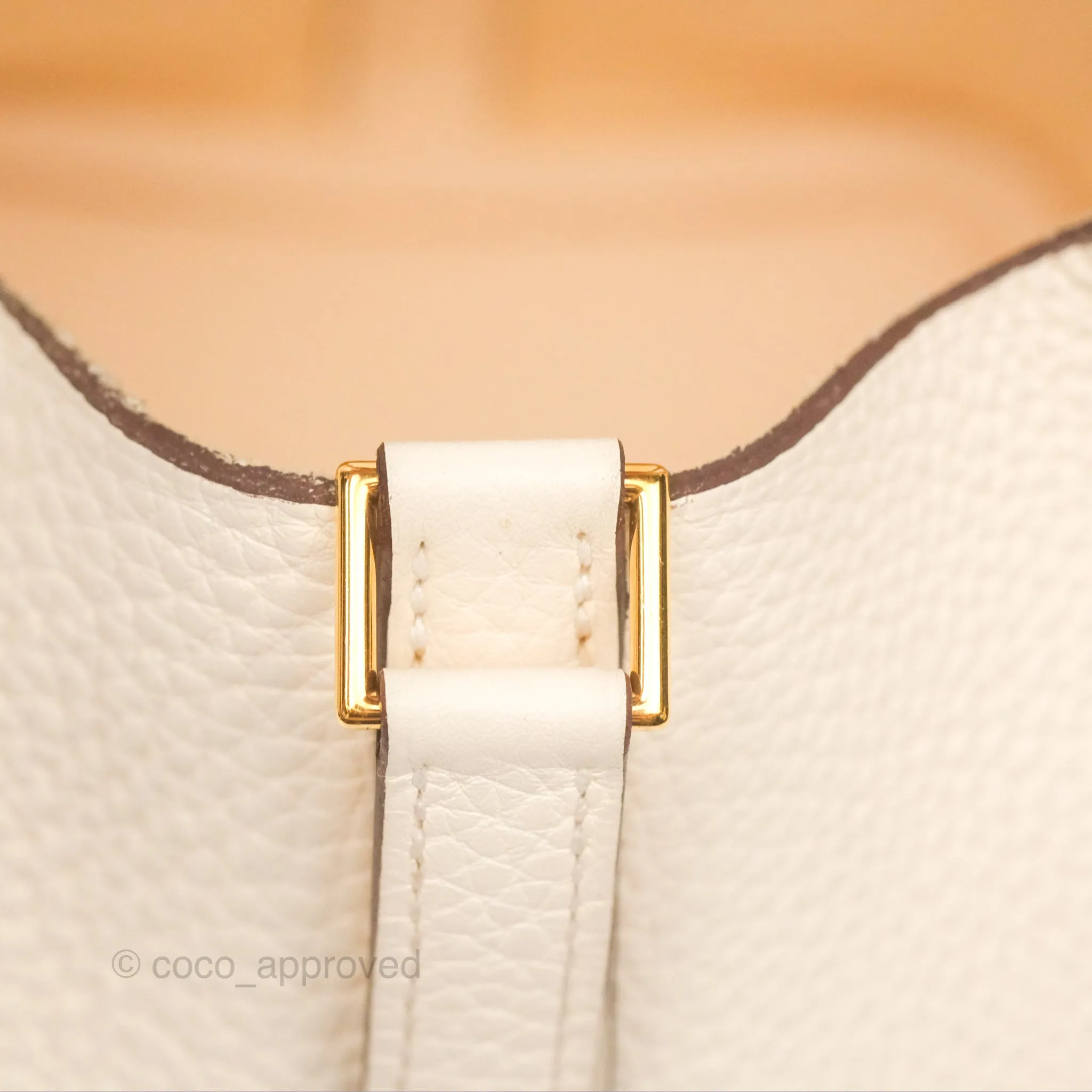 Herms Picotin Lock 18 Nata I2 Taurillon Clemence Gold Hardware