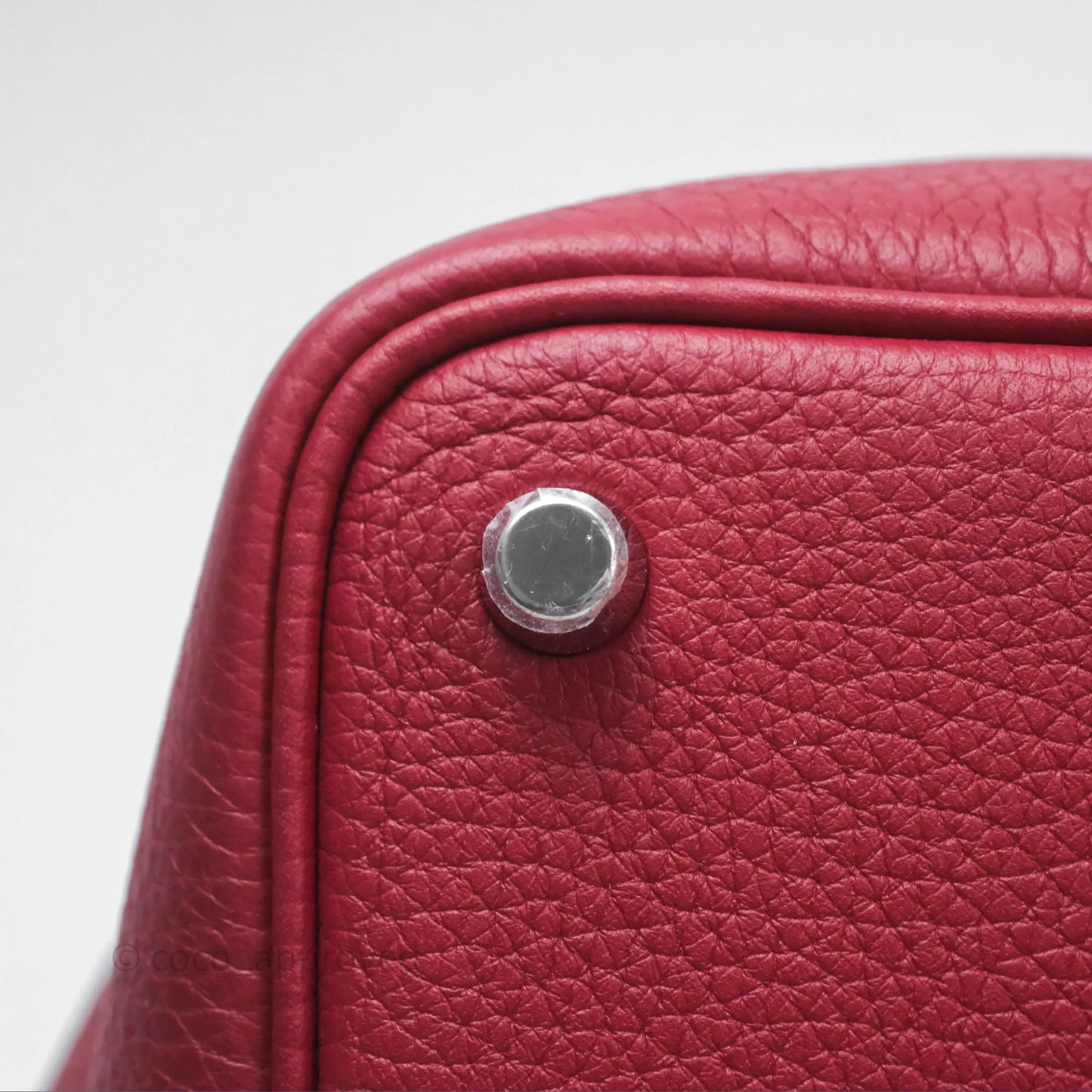 Herms Picotin Lock 18 Rouge Grenat K1 Clemence Palladium Hardware