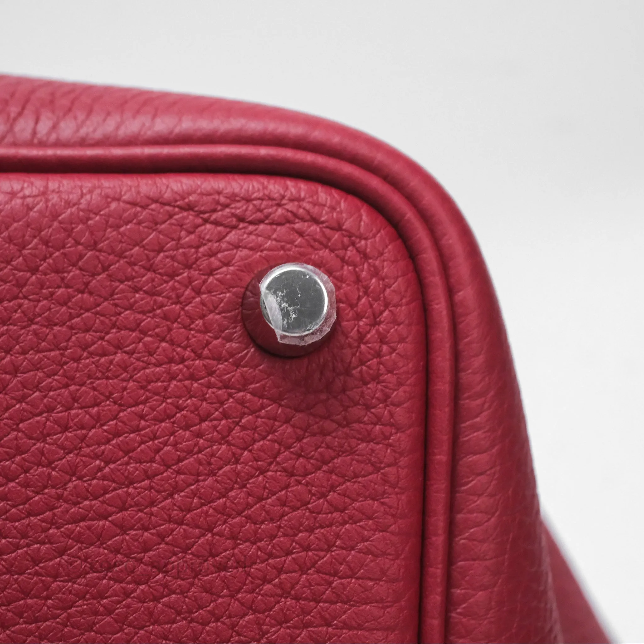Herms Picotin Lock 18 Rouge Grenat K1 Clemence Palladium Hardware