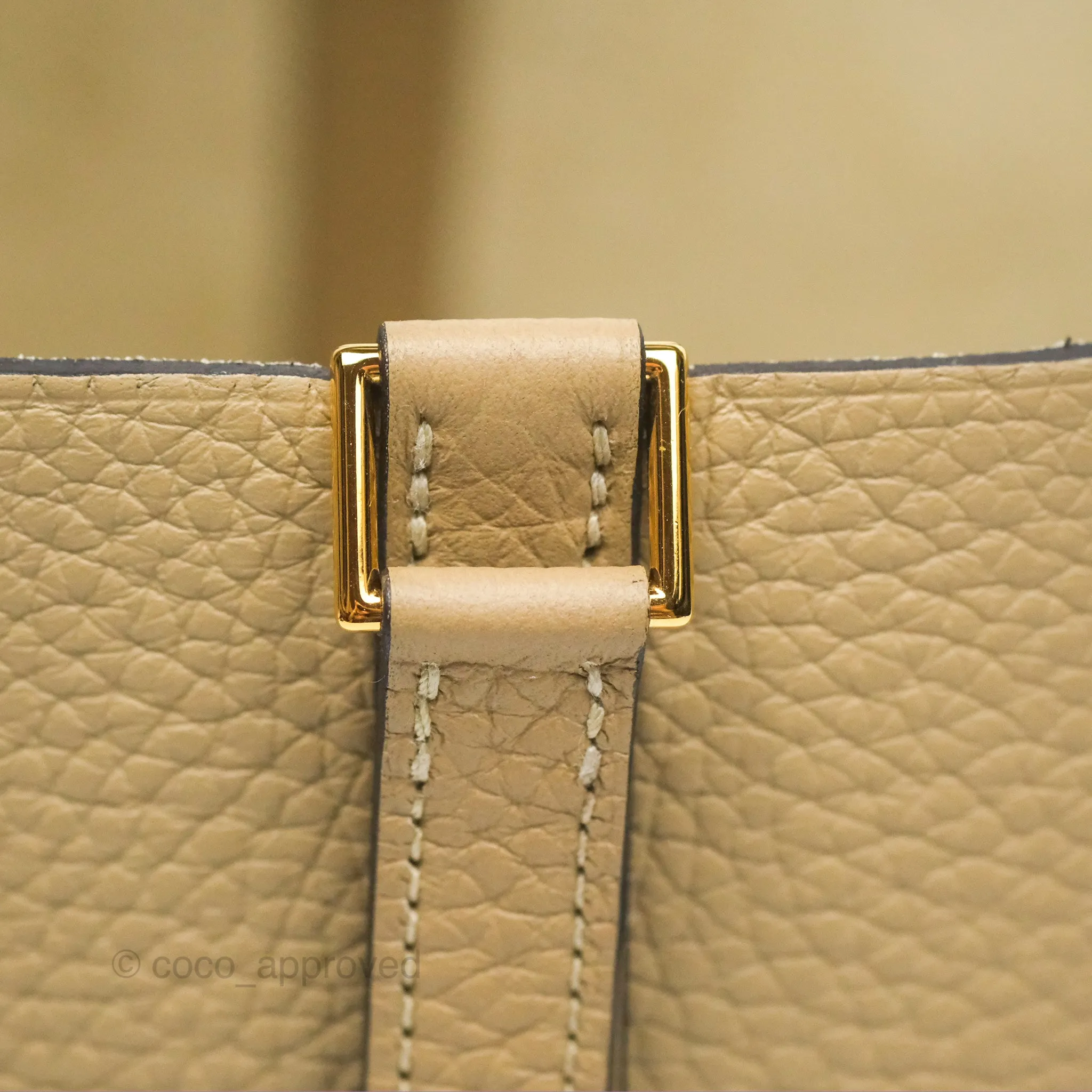 Herms Picotin Lock 18 Trench Taurillon Clemence Gold Hardware