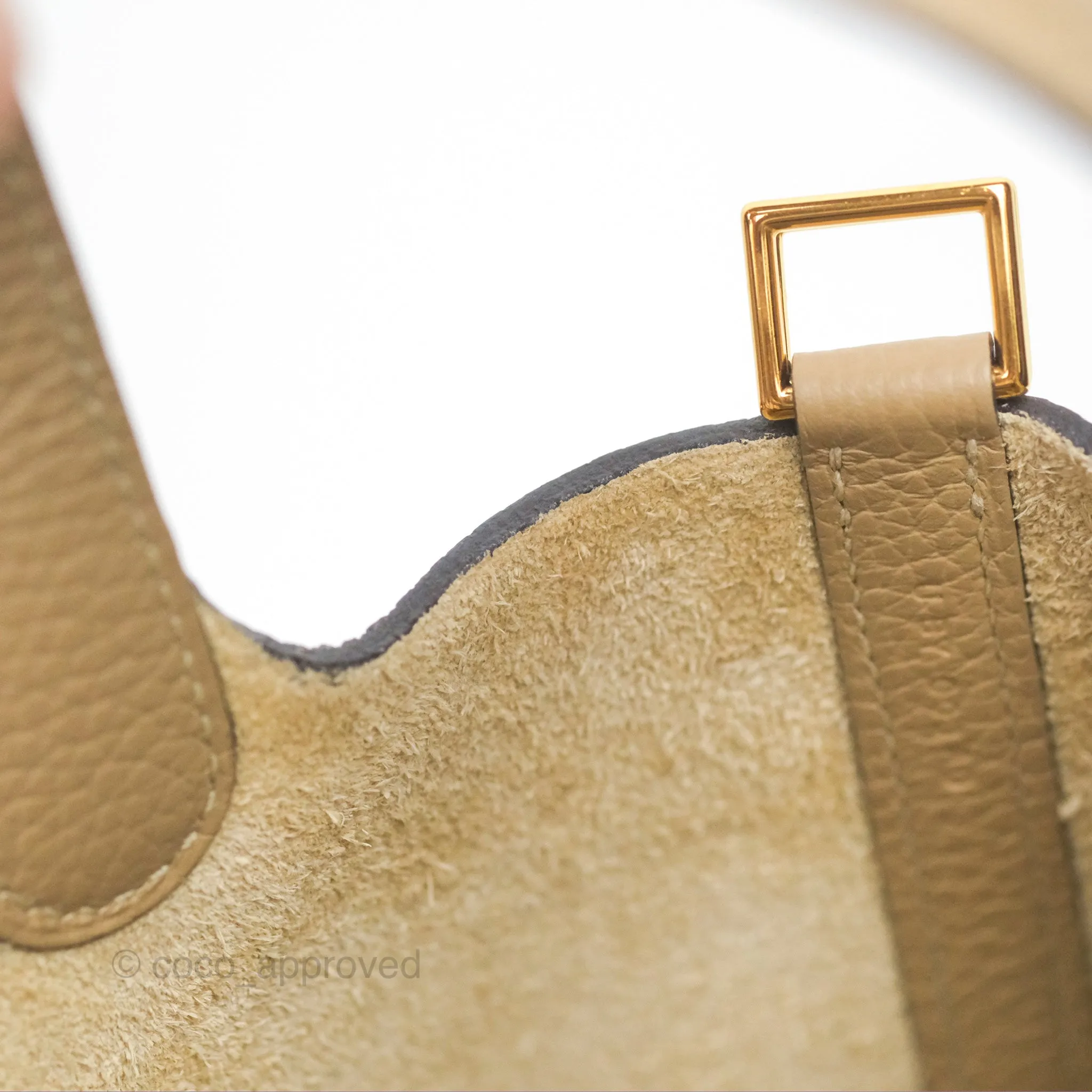 Herms Picotin Lock 18 Trench Taurillon Clemence Gold Hardware