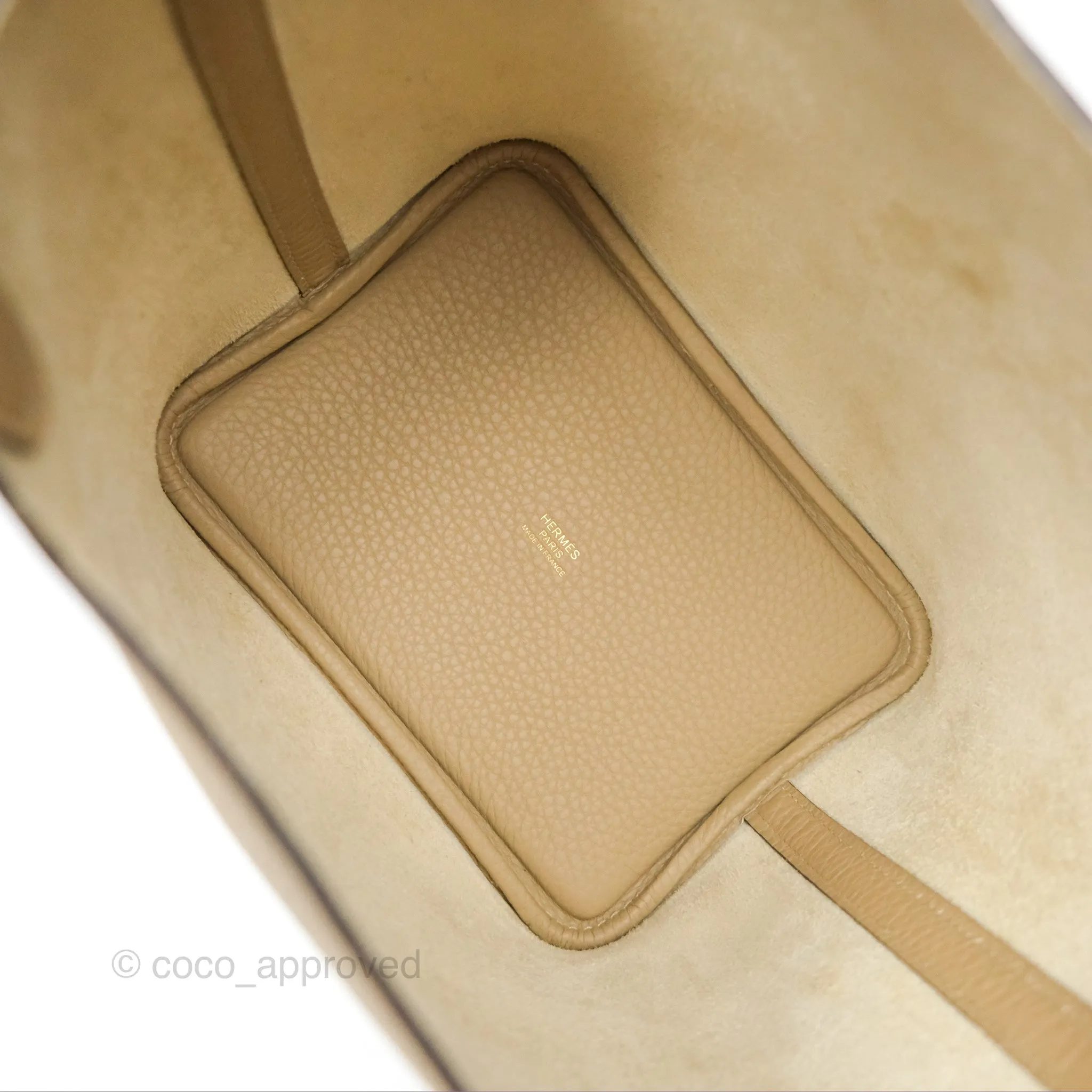 Herms Picotin Lock 18 Trench Taurillon Clemence Gold Hardware
