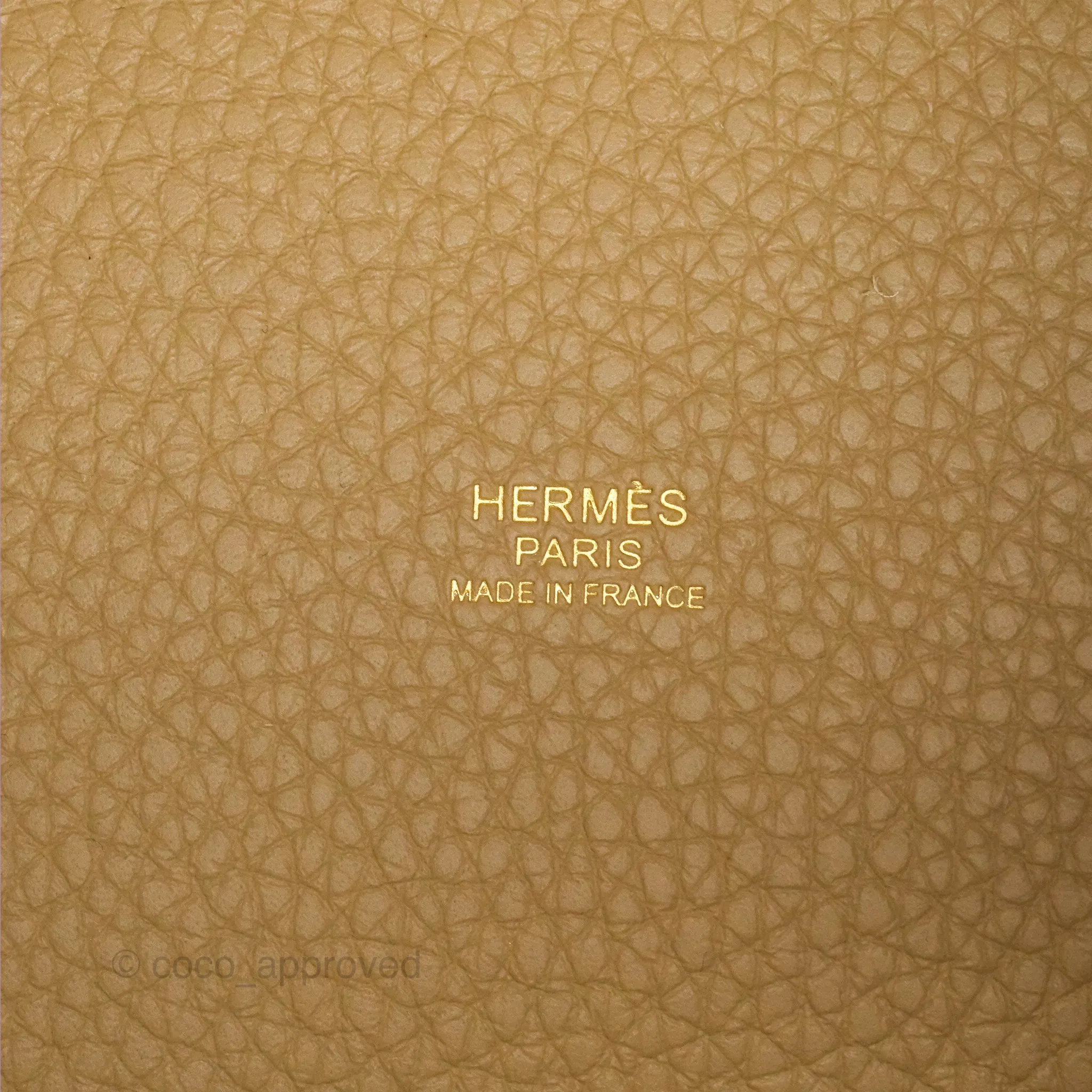 Herms Picotin Lock 18 Trench Taurillon Clemence Gold Hardware
