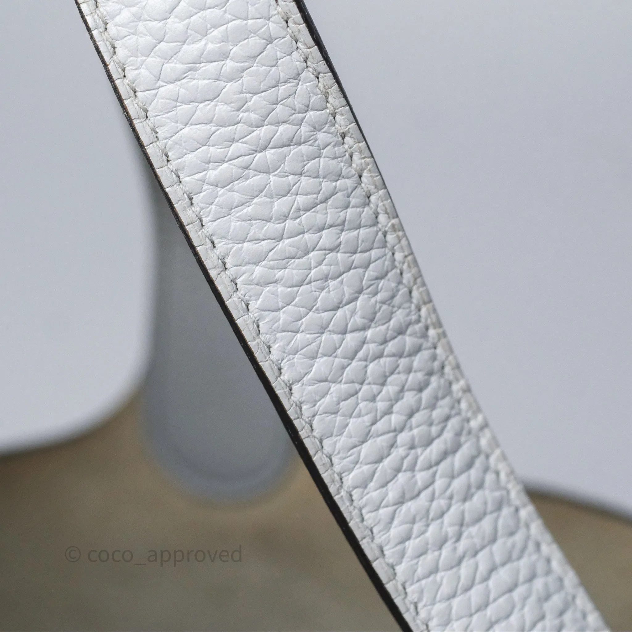 Herms Picotin Lock 22 Bleu Pale 08 Clemence Palladium Hardware