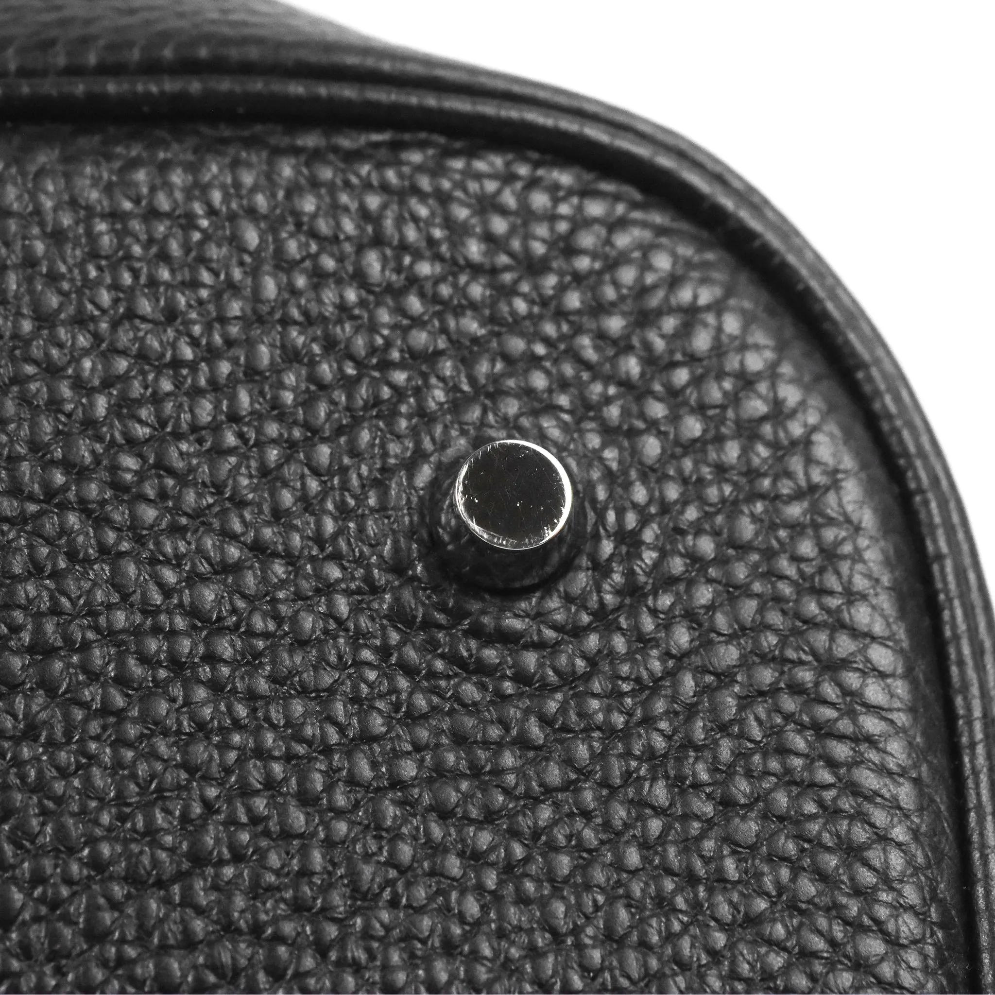 Herms Picotin TGM 30 Black Clemence Palladium Hardware