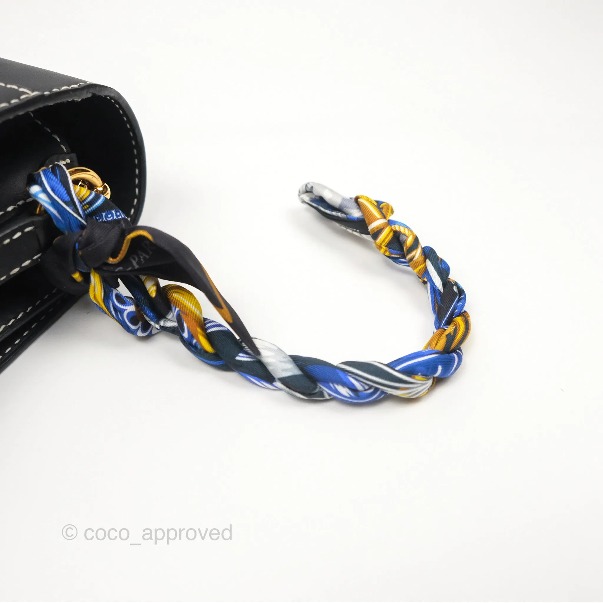 Herms Roulis 23 Noir 89 Sombrero Gold Hardware