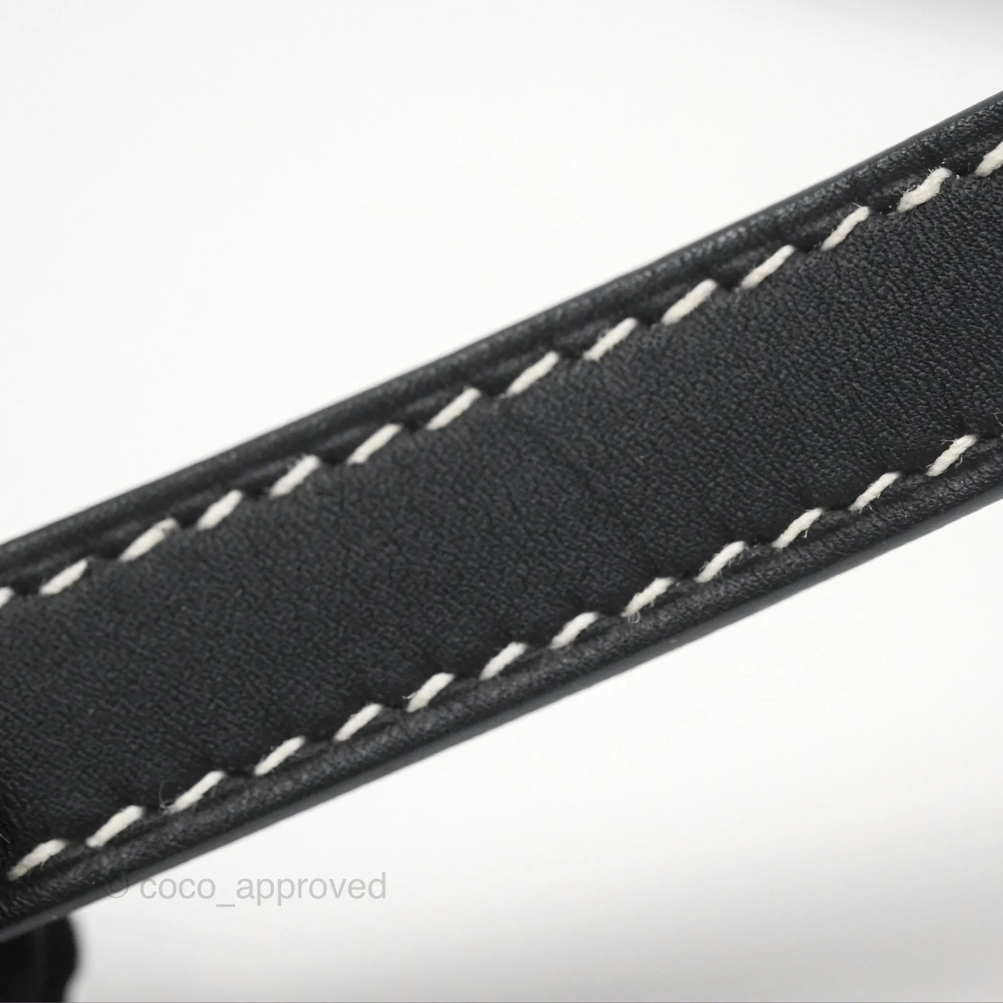 Herms Roulis 23 Noir 89 Sombrero Gold Hardware