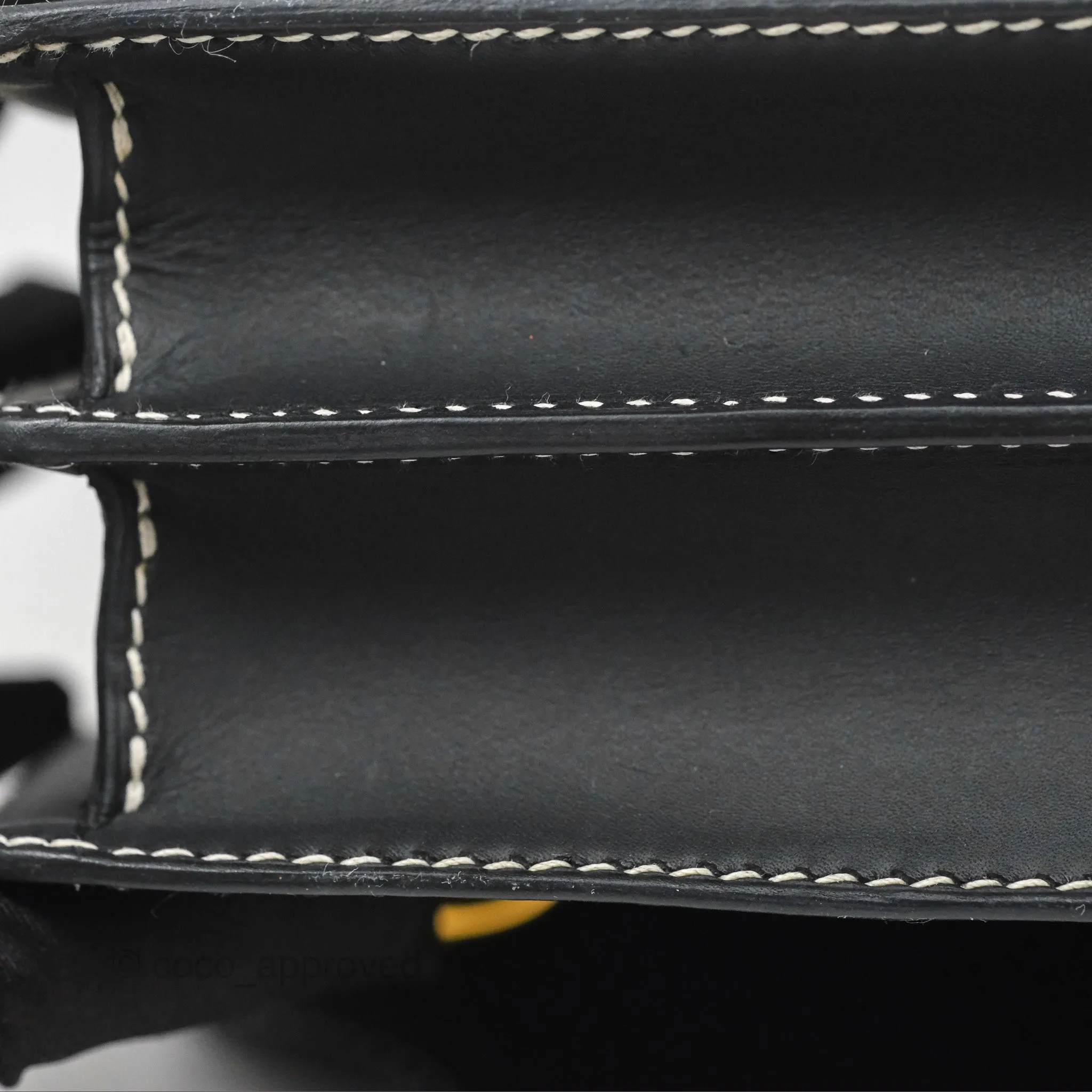 Herms Roulis 23 Noir 89 Sombrero Gold Hardware