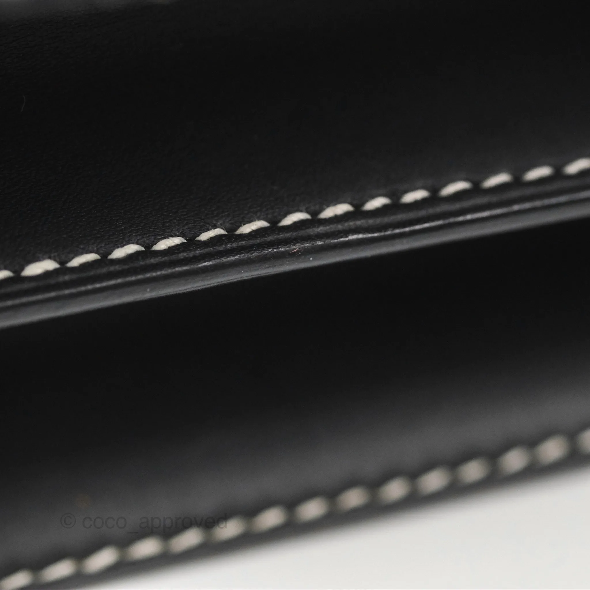 Herms Roulis 23 Noir 89 Sombrero Gold Hardware