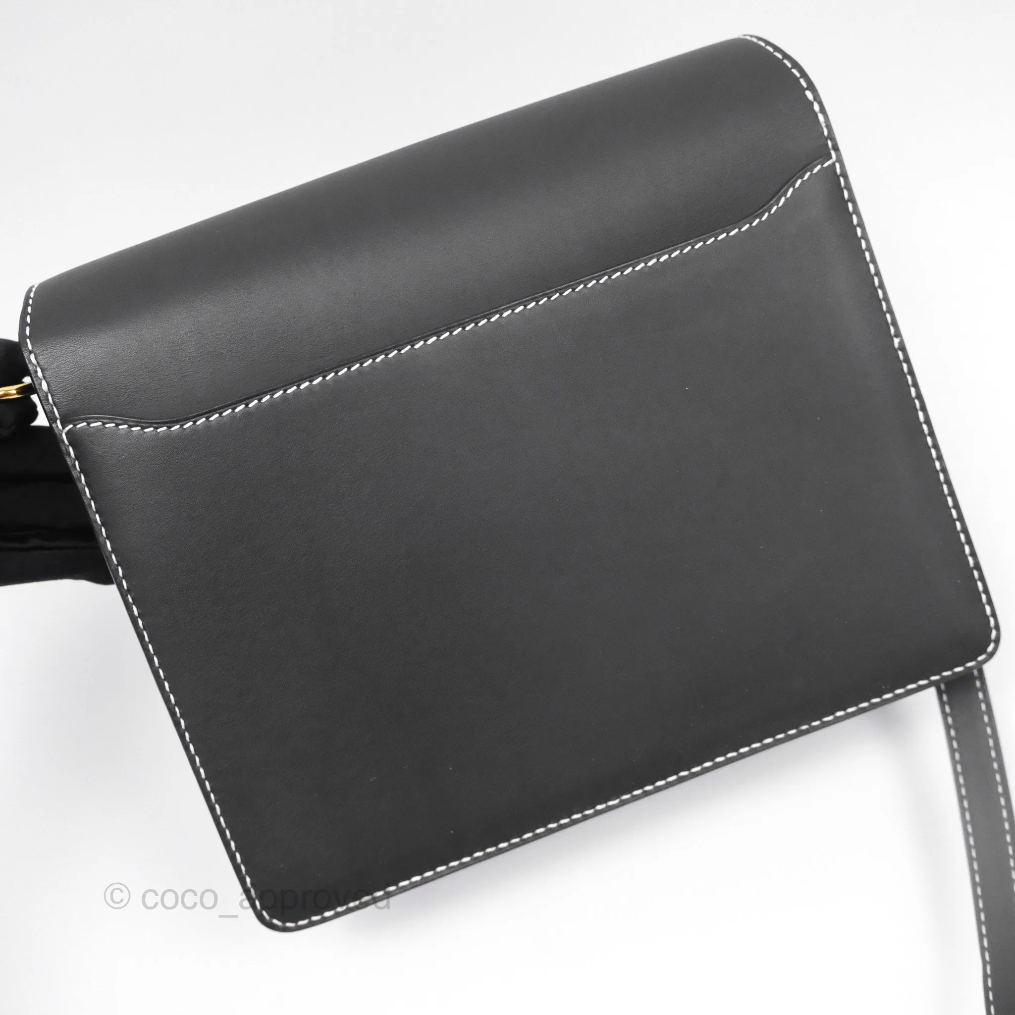 Herms Roulis 23 Noir 89 Sombrero Gold Hardware
