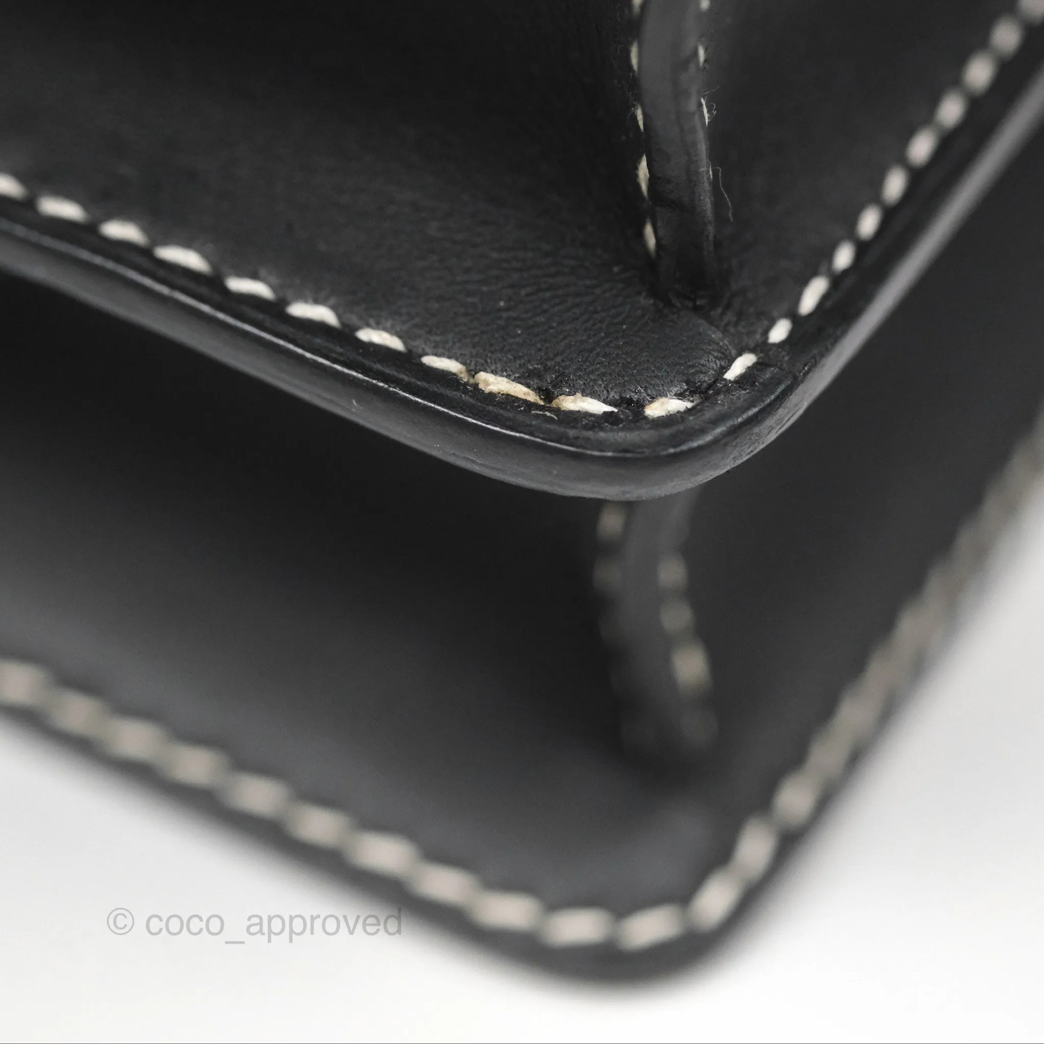 Herms Roulis 23 Noir 89 Sombrero Gold Hardware