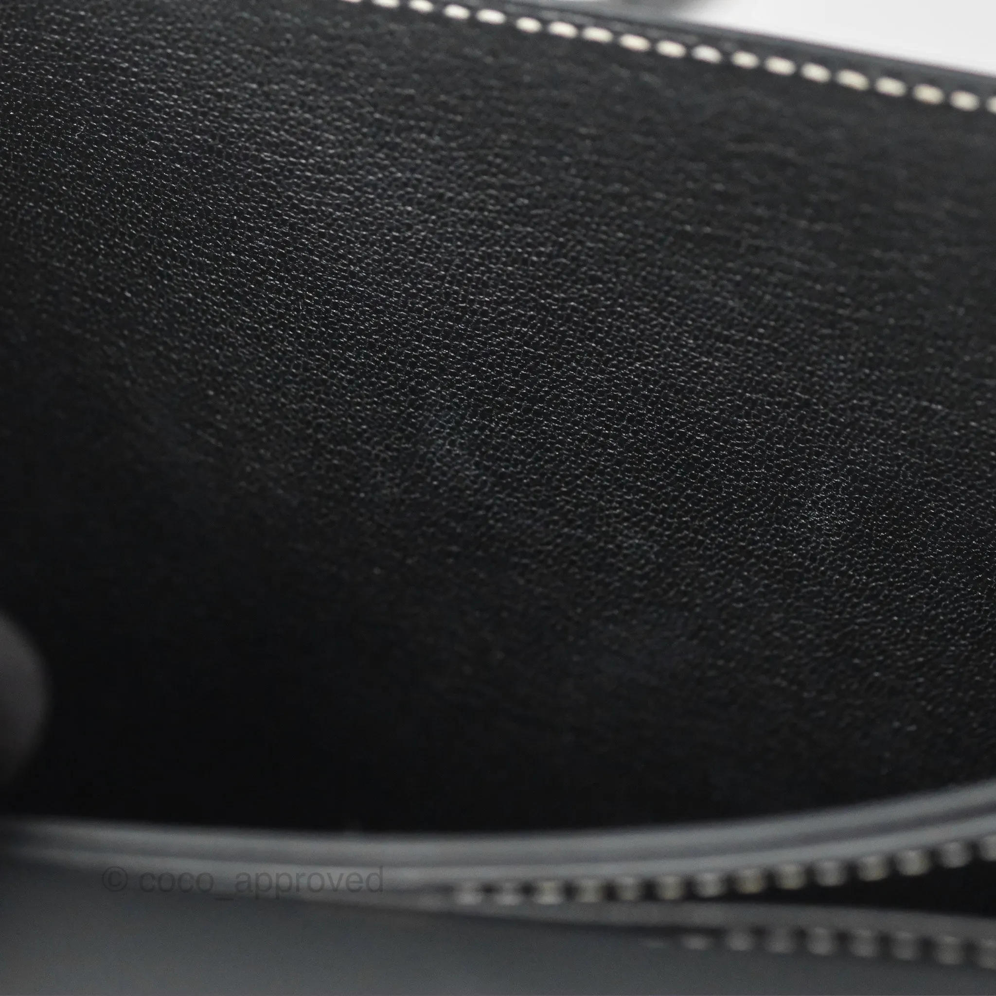 Herms Roulis 23 Noir 89 Sombrero Gold Hardware